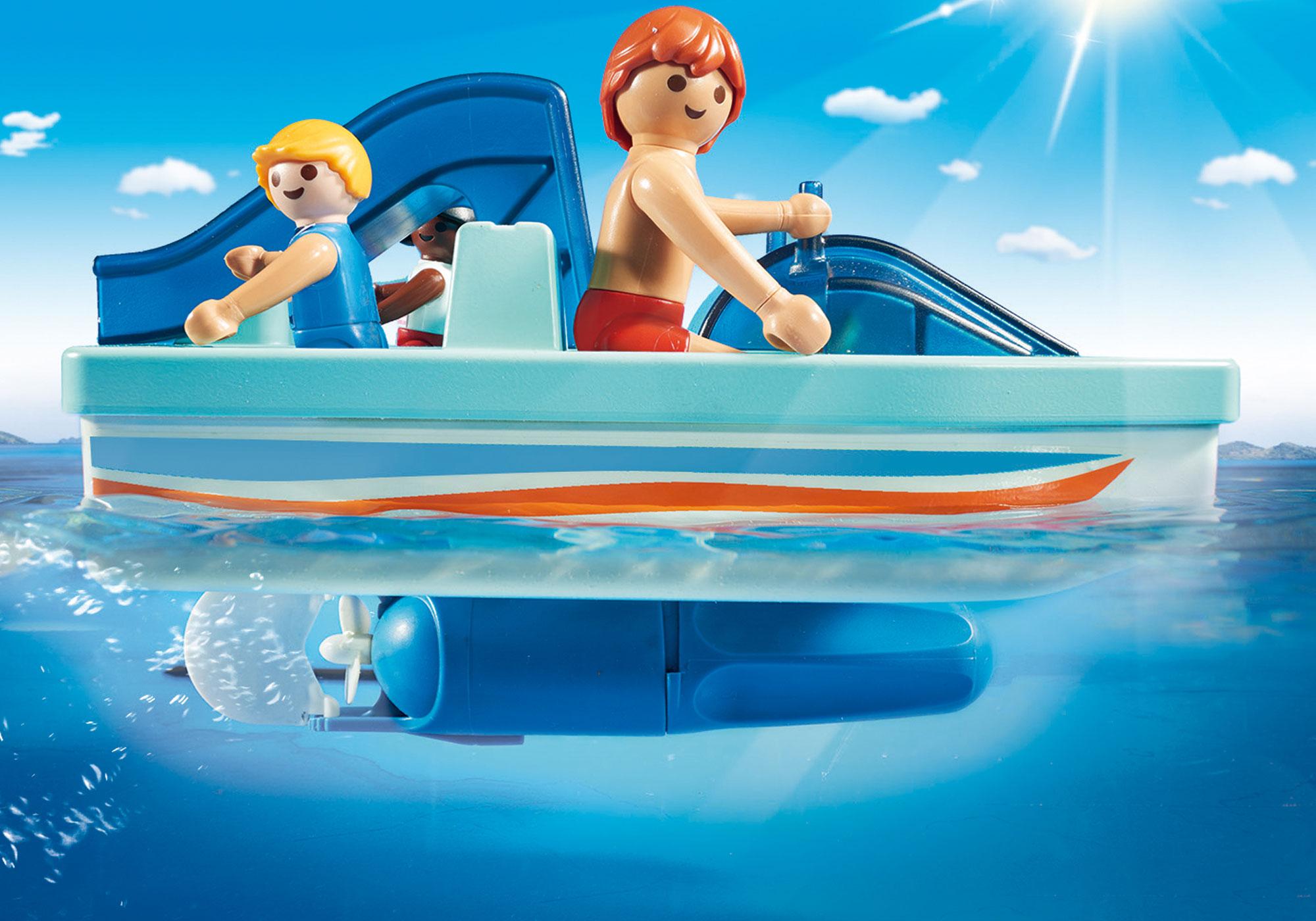 playmobil family fun boat