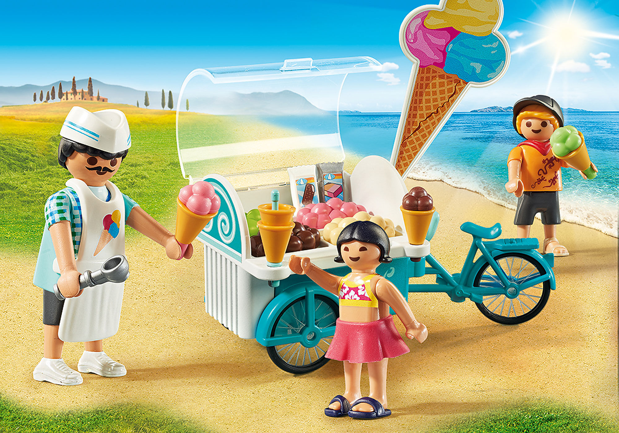 Παγωτατζής με ποδήλατο ψυγείο - 9426 - Playmobil® Ελλάδα – Κύπρος