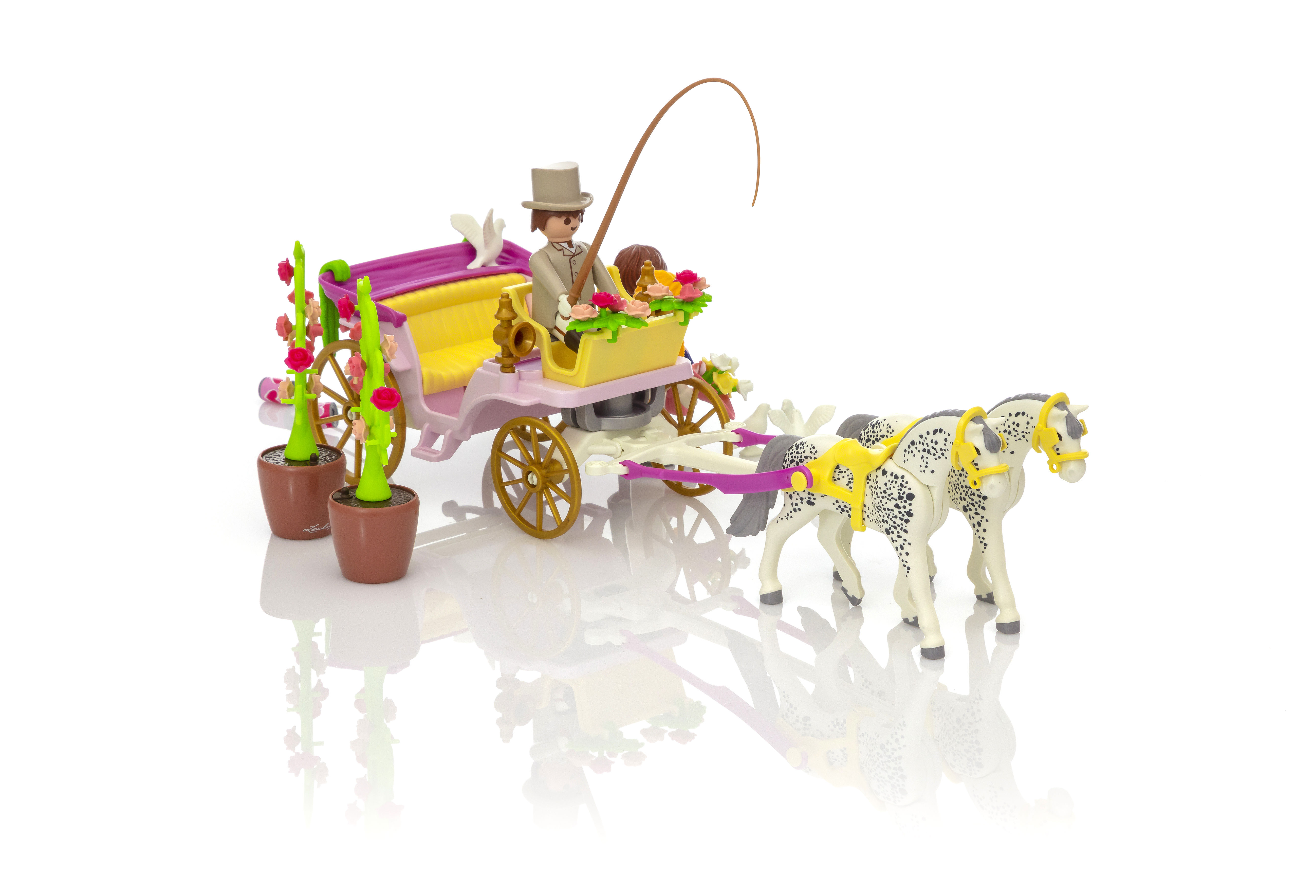 Playmobil 9427 City Life Wedding Carriage with Tin Can Trail, Fun
