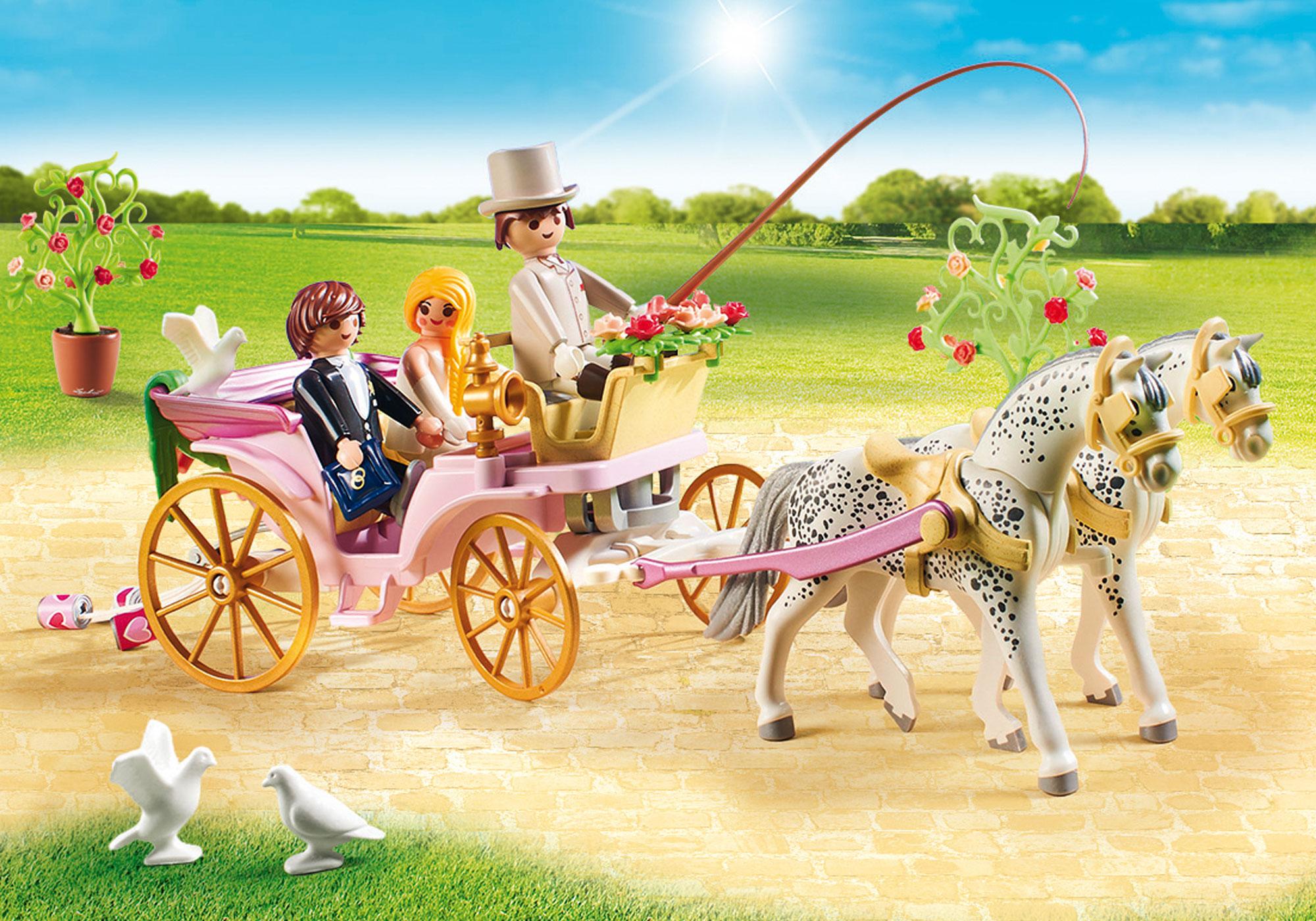 9427 Carrosse et couple de mari&eacute;s  detail image 5