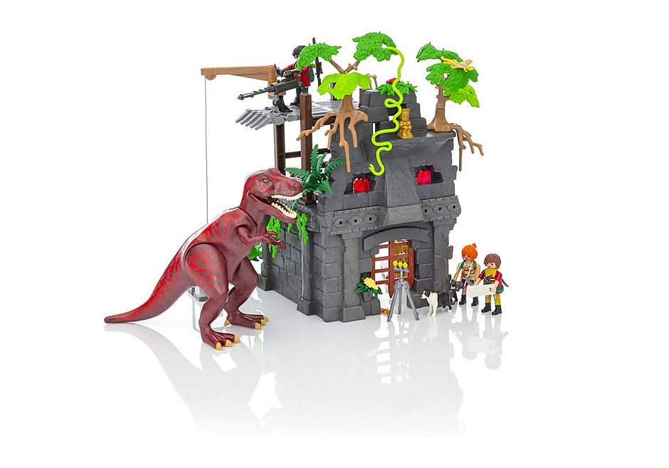 Campement Avec Tyrannosaure 9429 Playmobil France