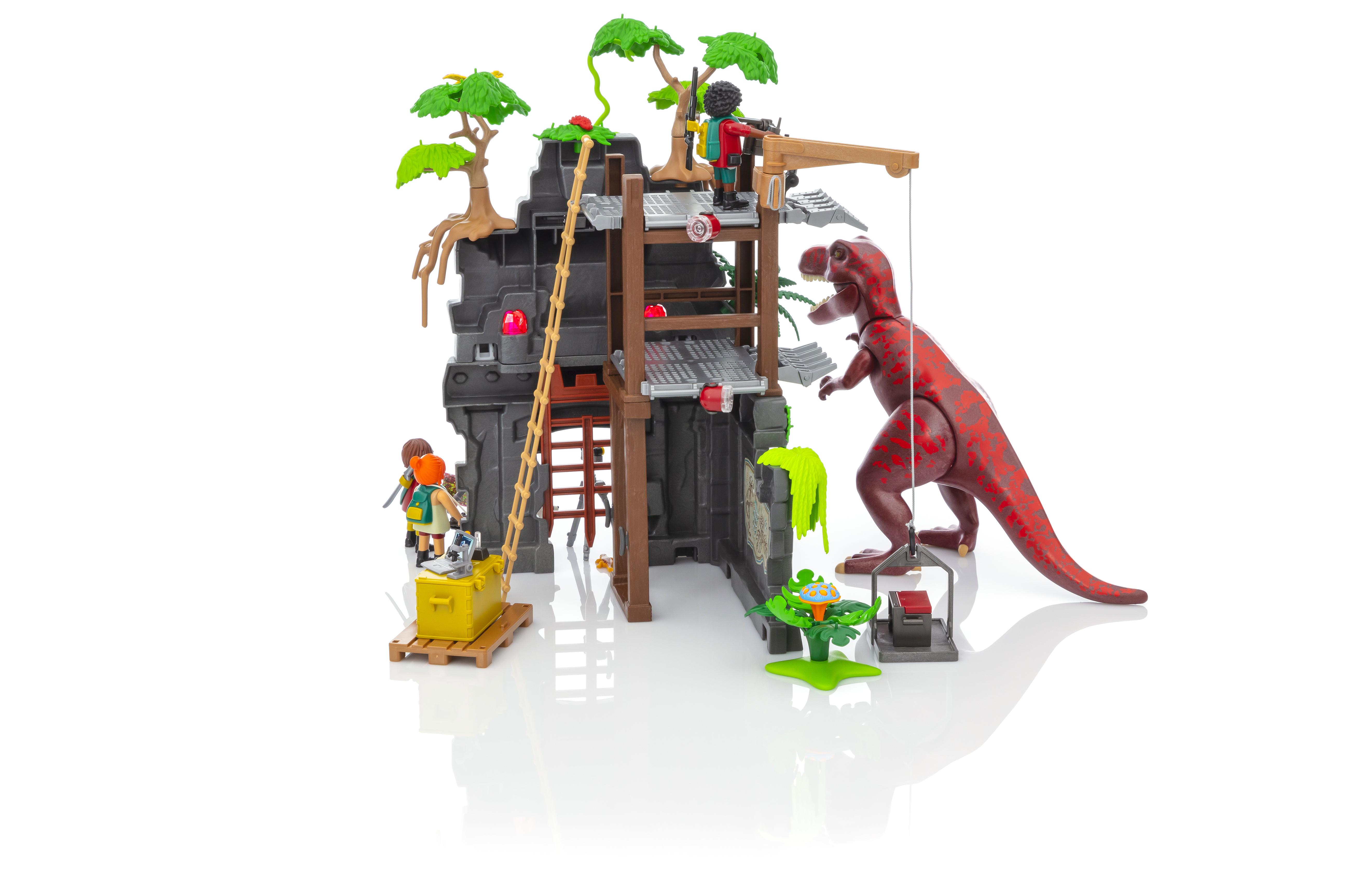 playmobil t rex temple