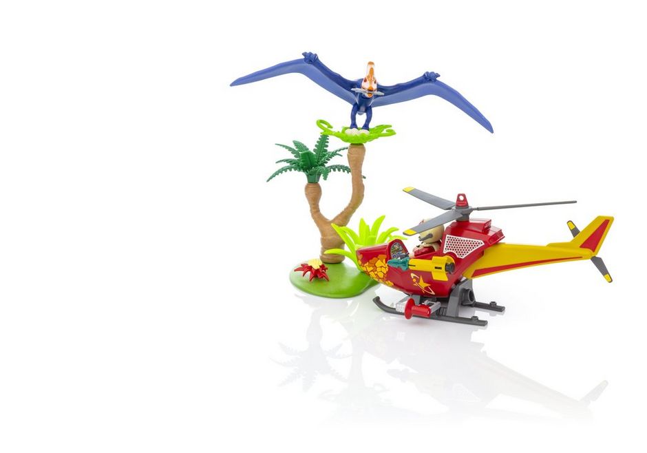 PLAYMOBIL 9430 The Explorers Adventure Copter With Pterodactyl for sale online 