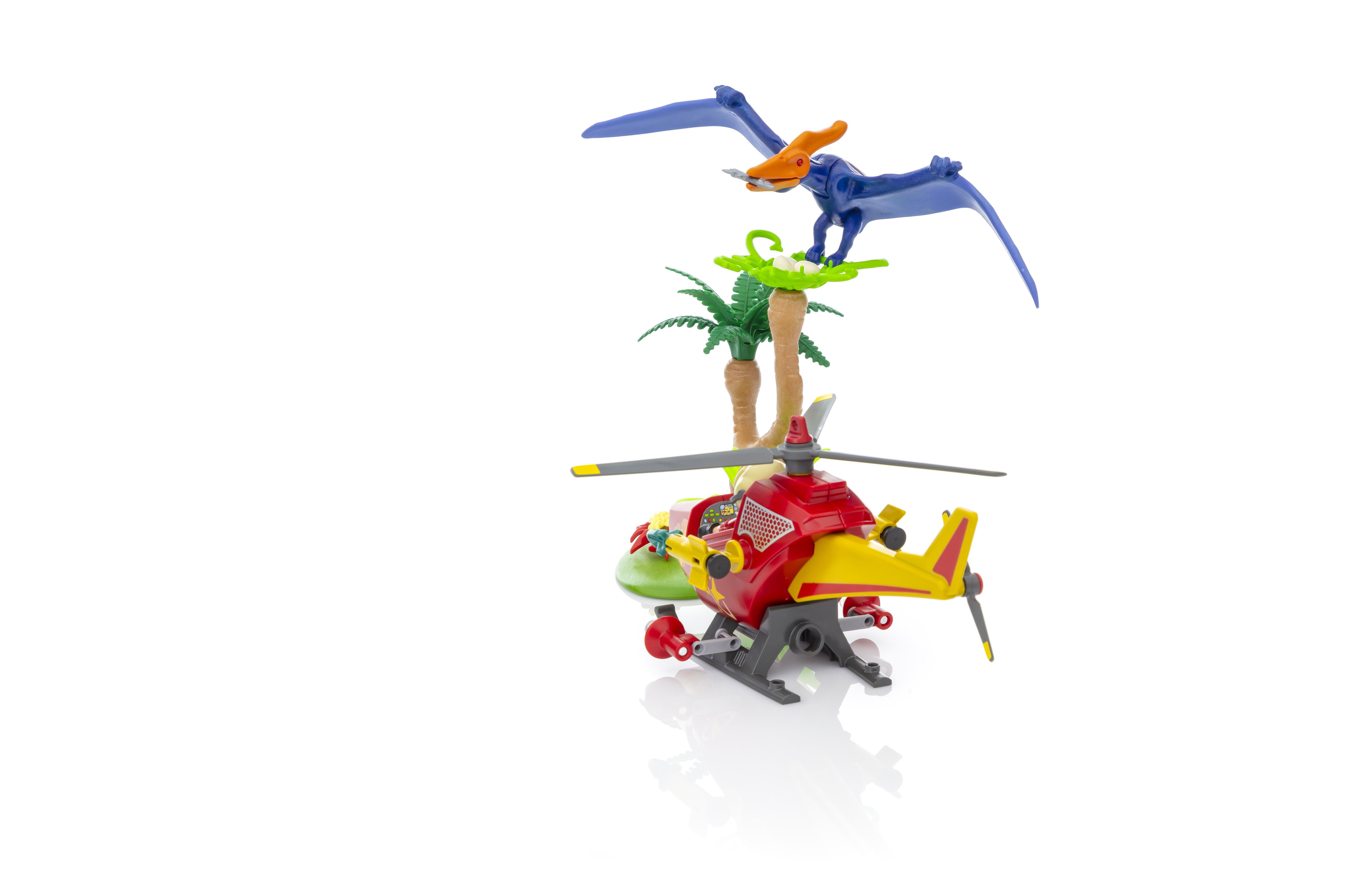 playmobil adventure copter with pterodactyl