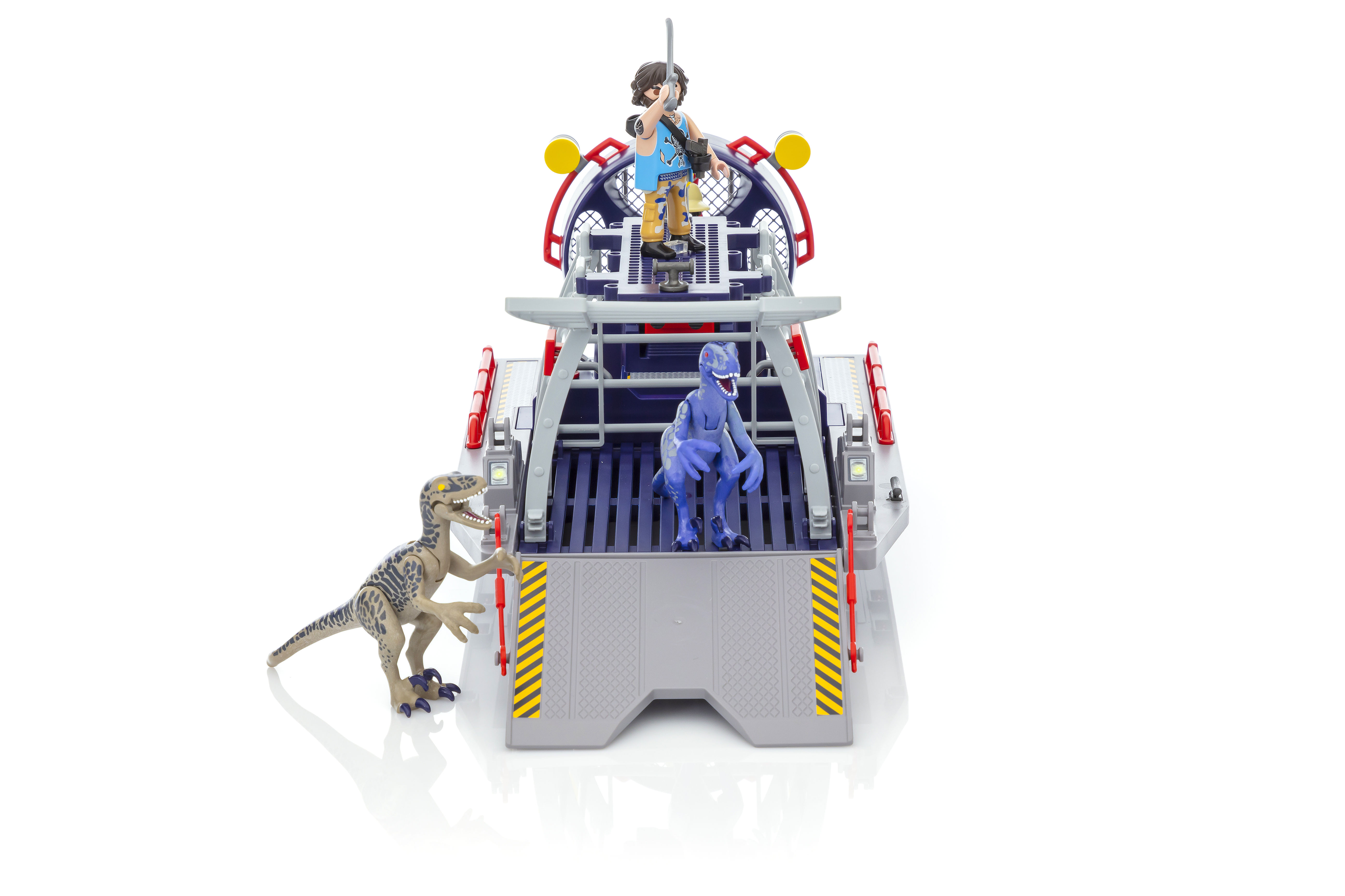  PLAYMOBIL Enemy Airboat with Raptor Building Set