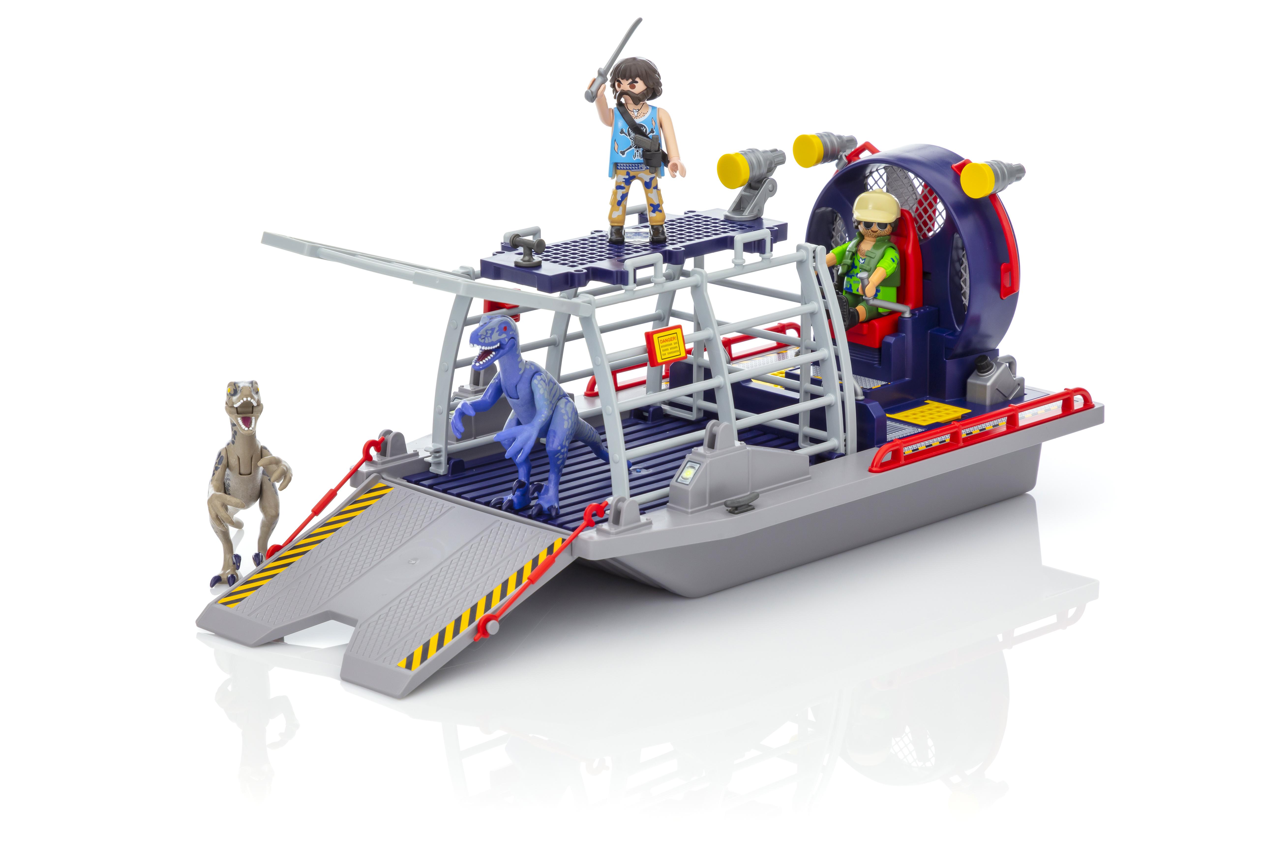 Playmobil enemy airboat with raptor hot sale building set