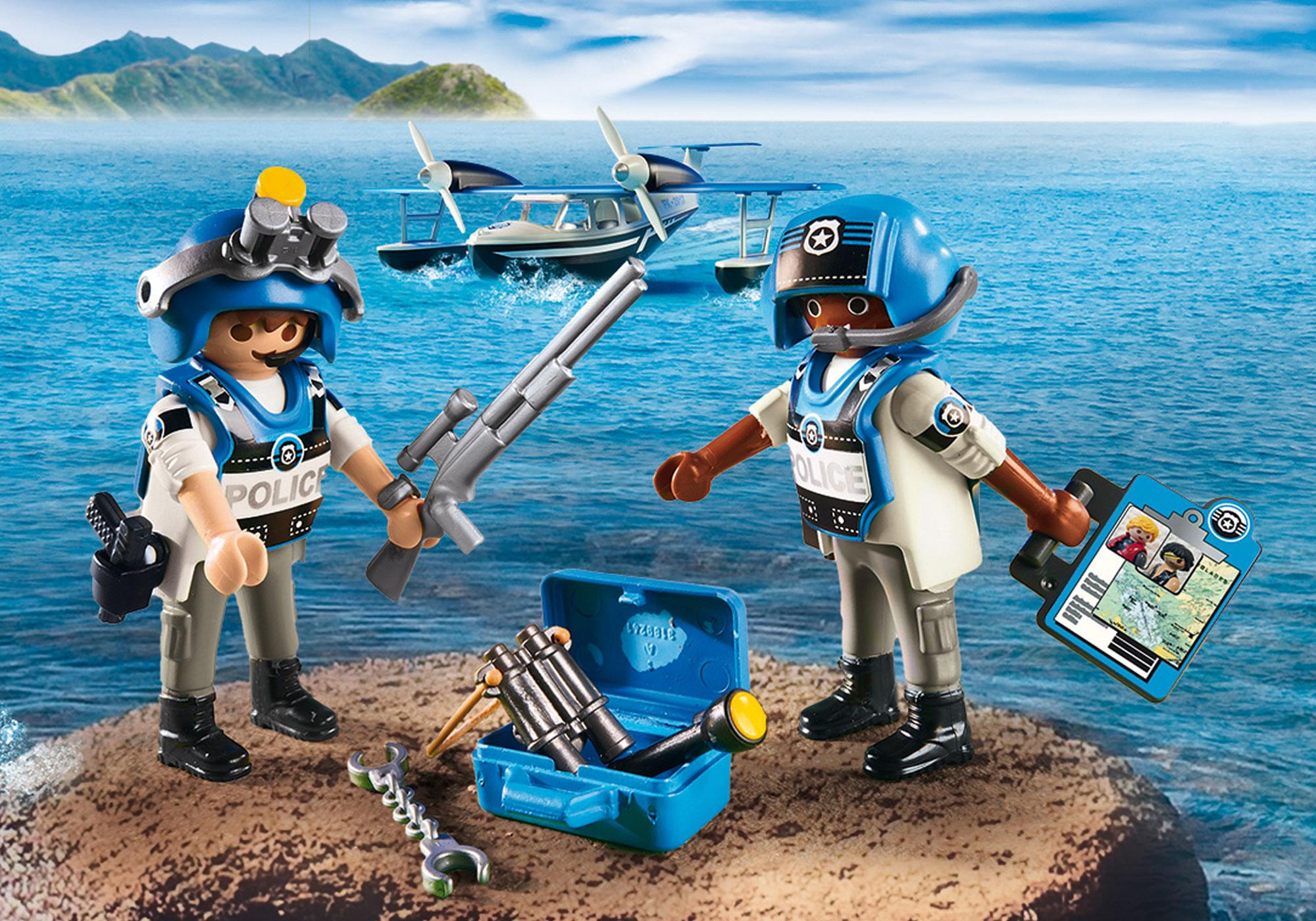 hidroavion policia playmobil