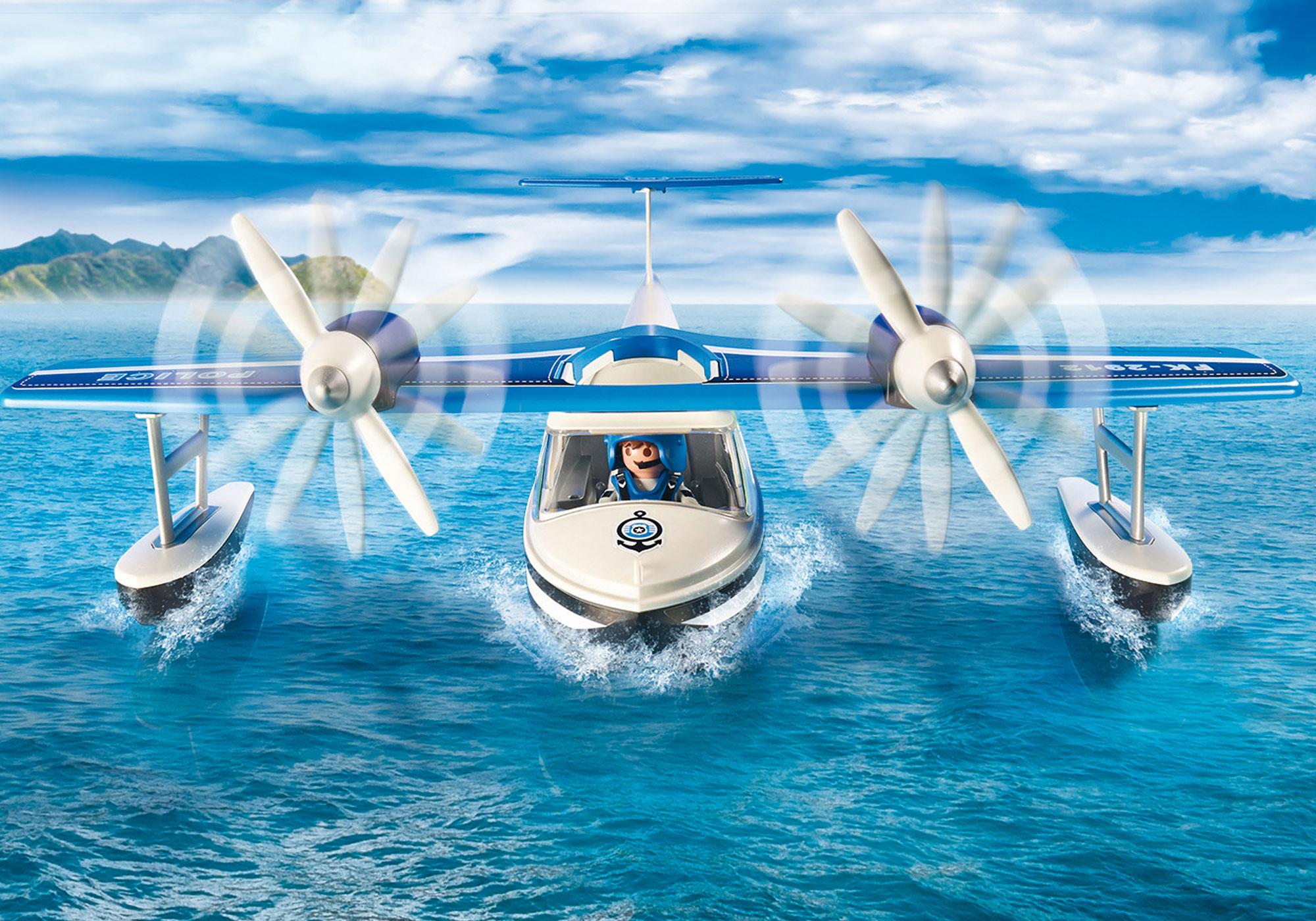avion policia playmobil
