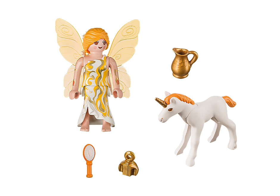 9438 Sun Fairy With Unicorn Foal detail image 4