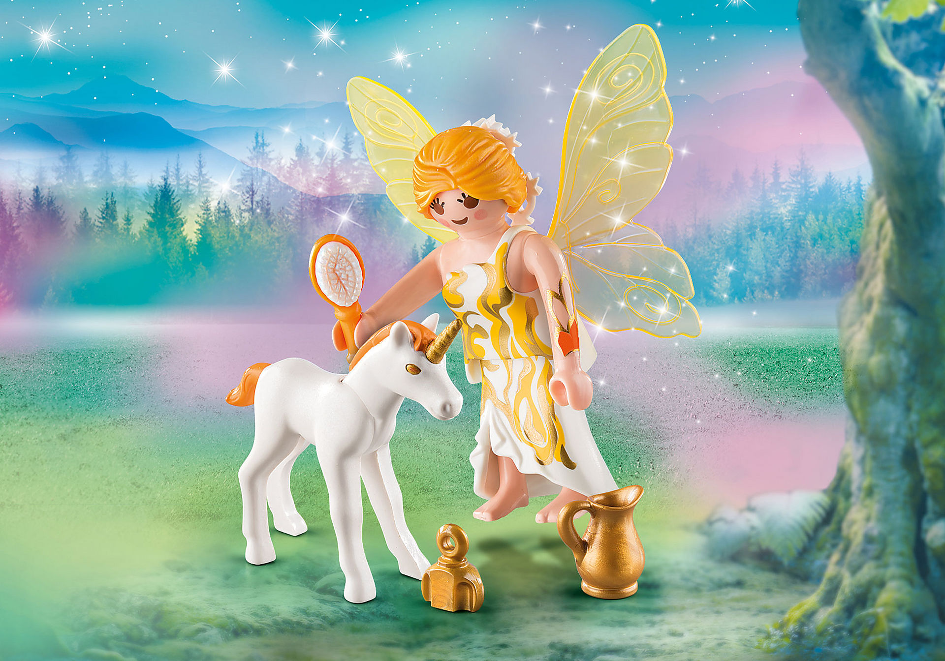 9438 Sun Fairy With Unicorn Foal zoom image1