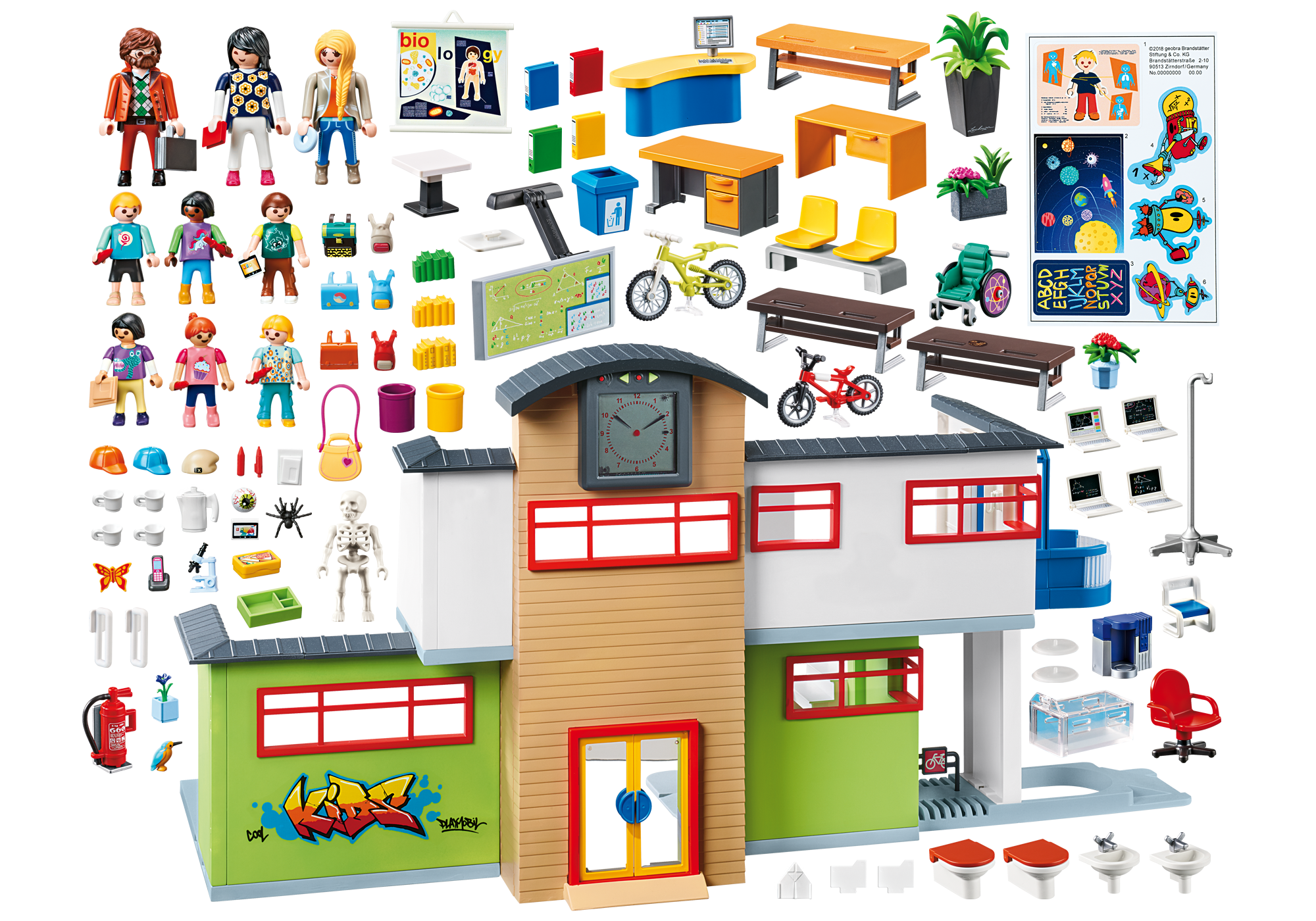 gran escuela de playmobil