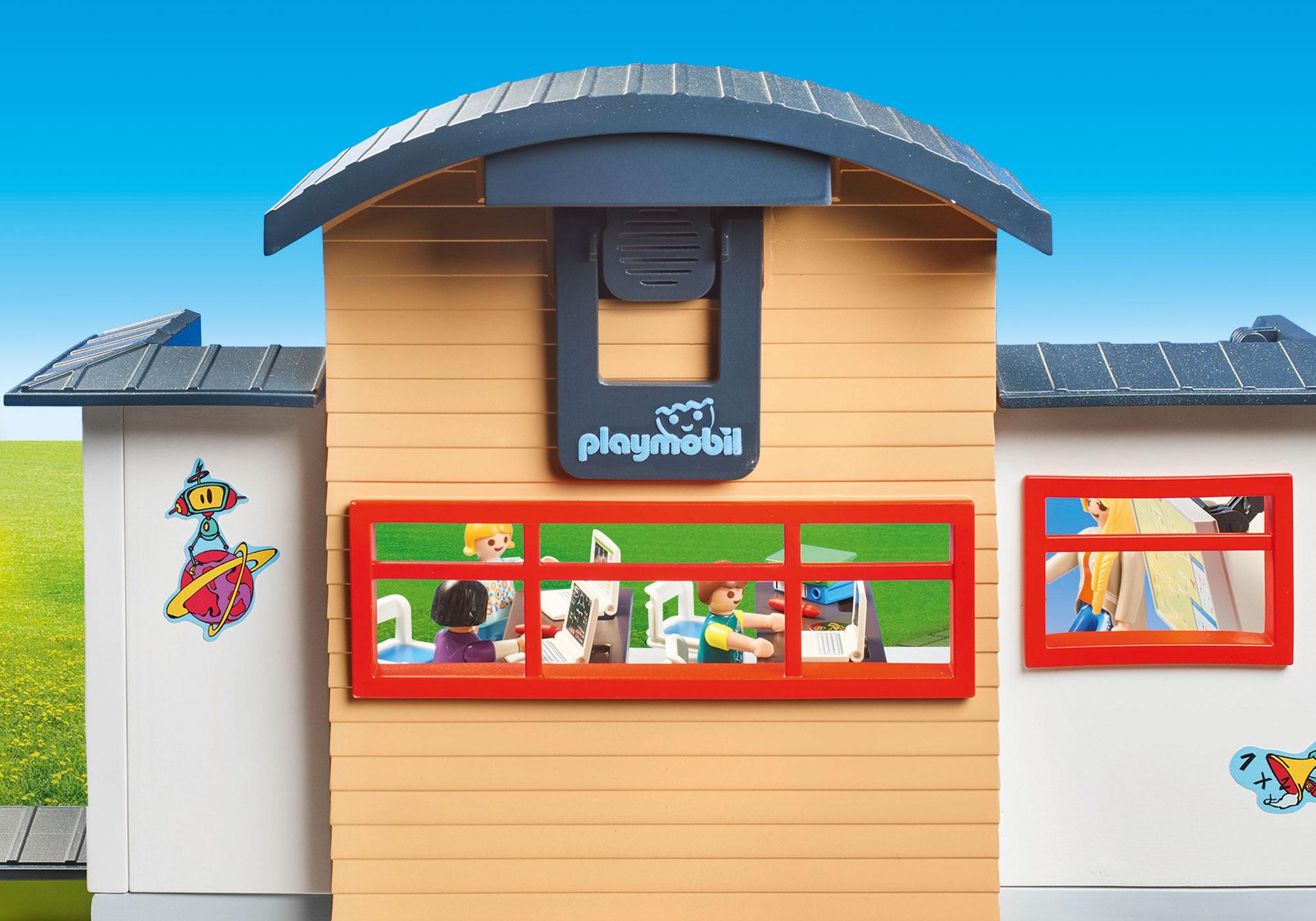 playmobil 9453 furnished school building