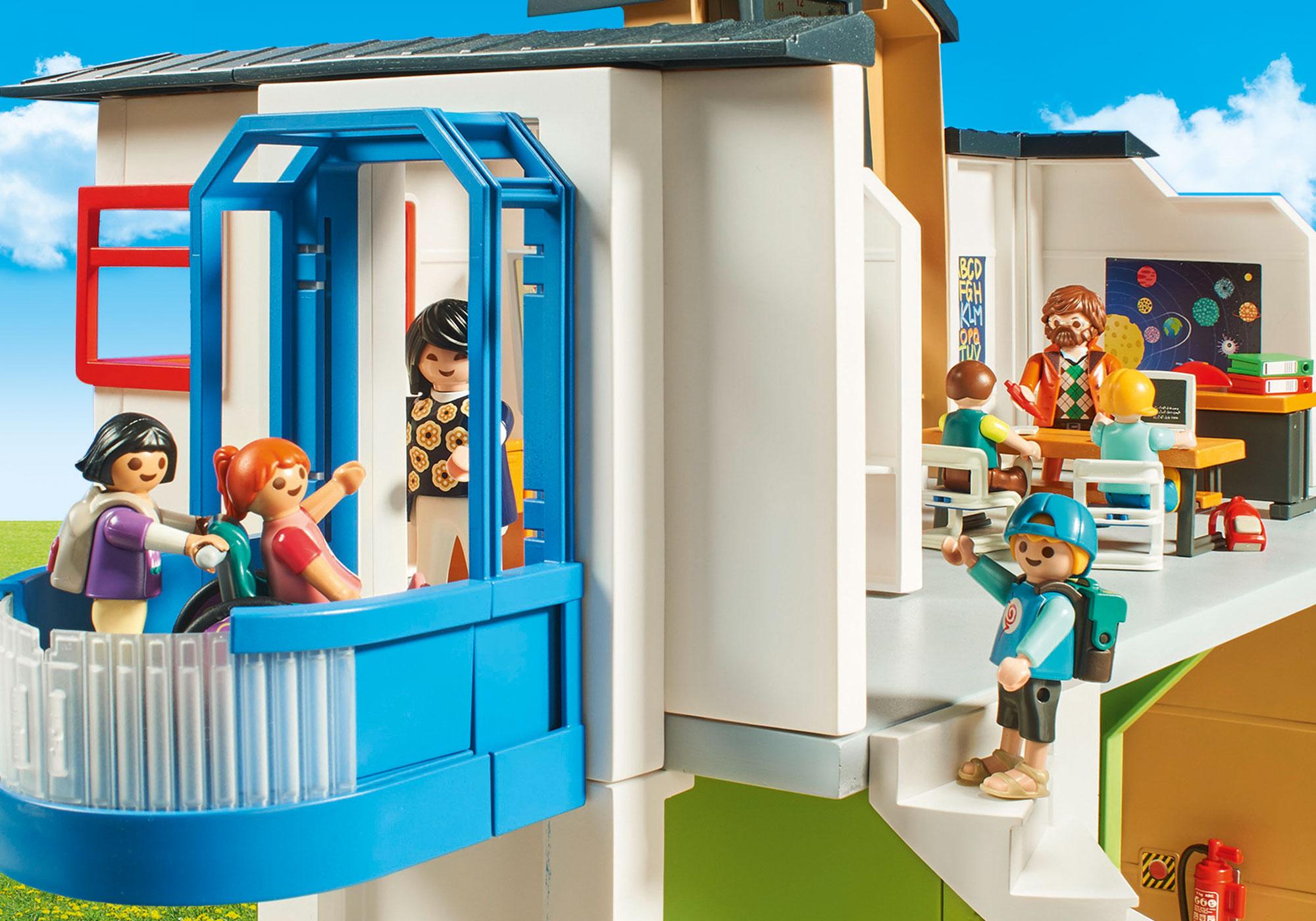 plan école playmobil