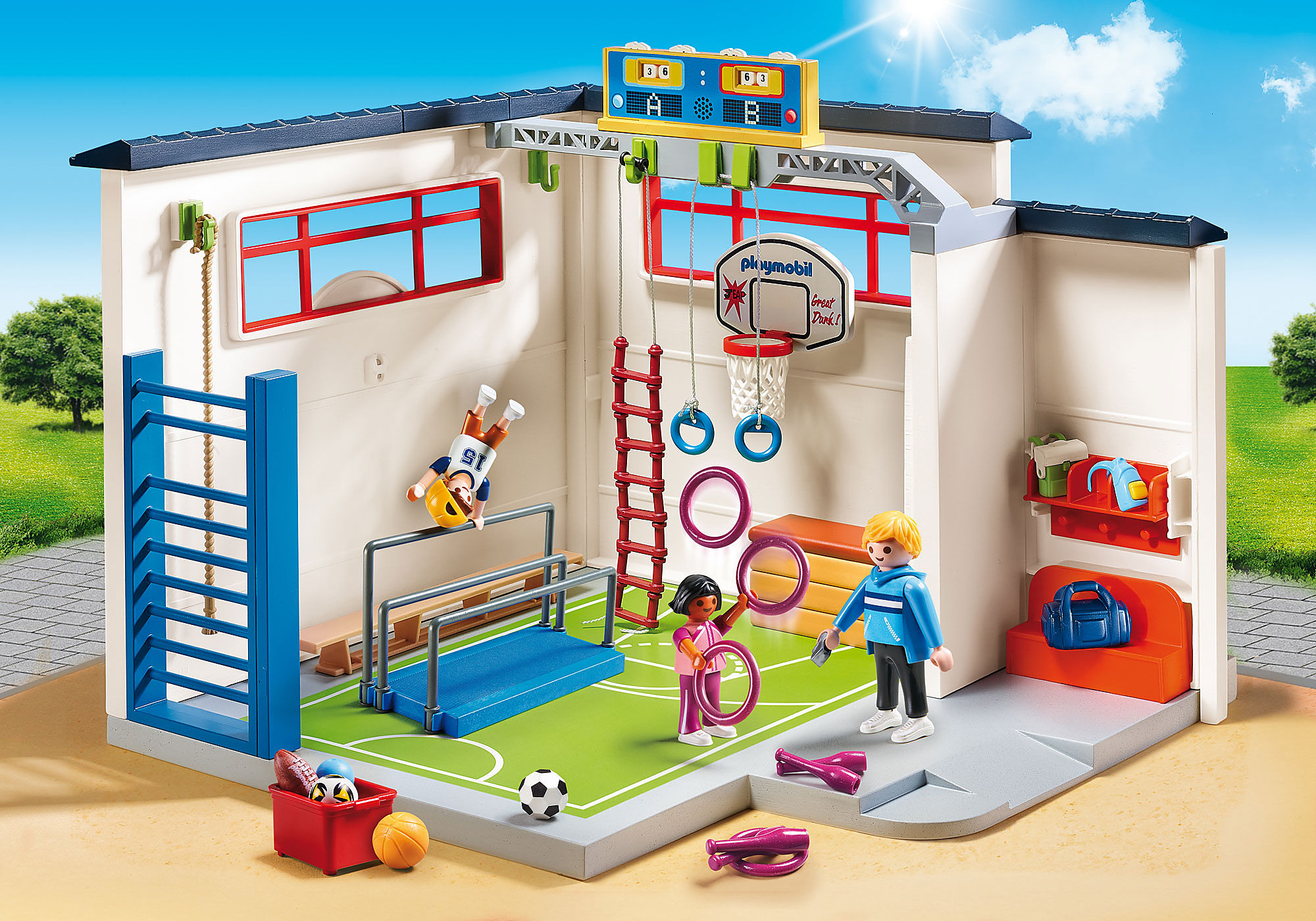 Playmobil - 9454 - L'école - Salle de sports