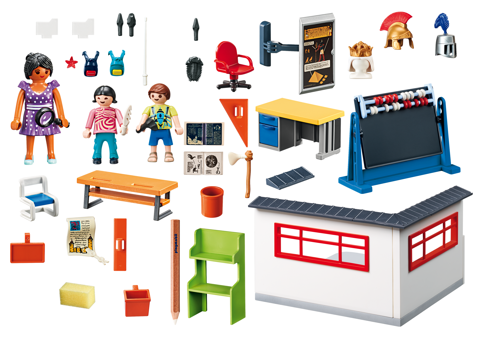 Klassenzimmer Geschichtsunterricht 9455 Playmobil Osterreich