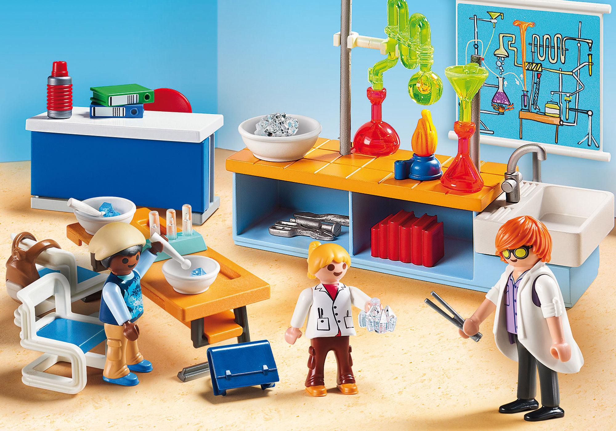 playmobil science lab