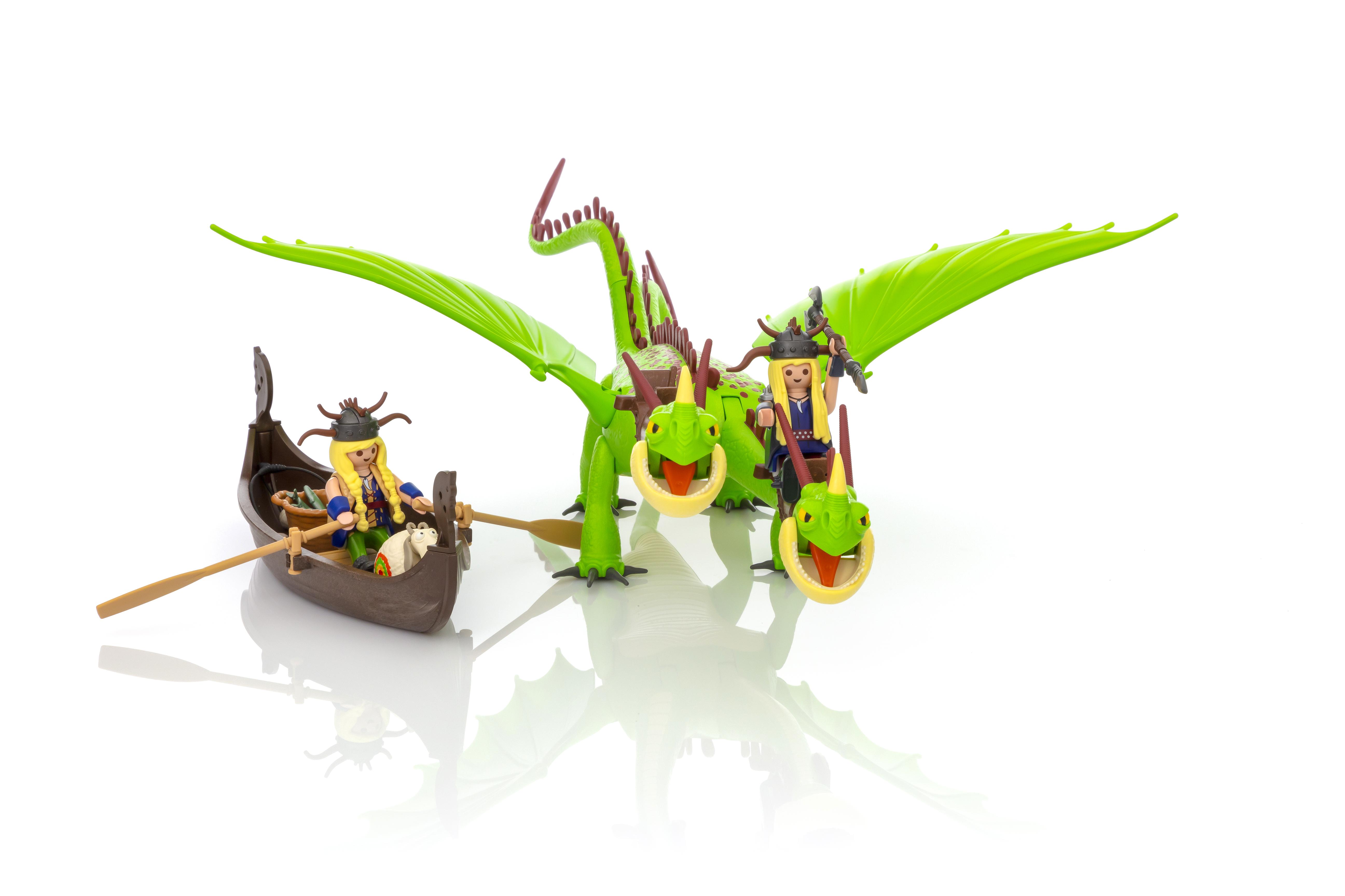 dragon dos cabezas playmobil