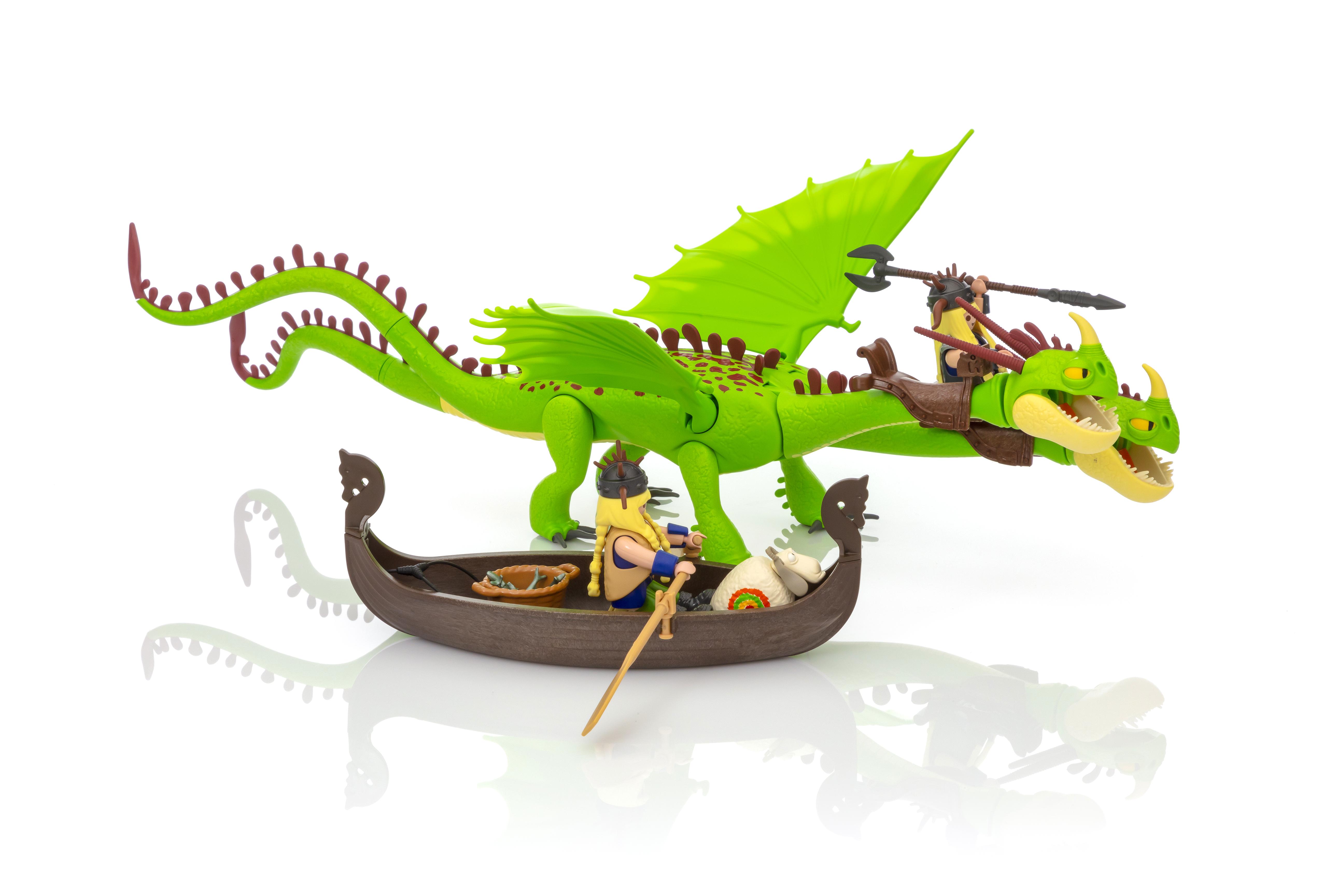 dragon 2 cabezas playmobil
