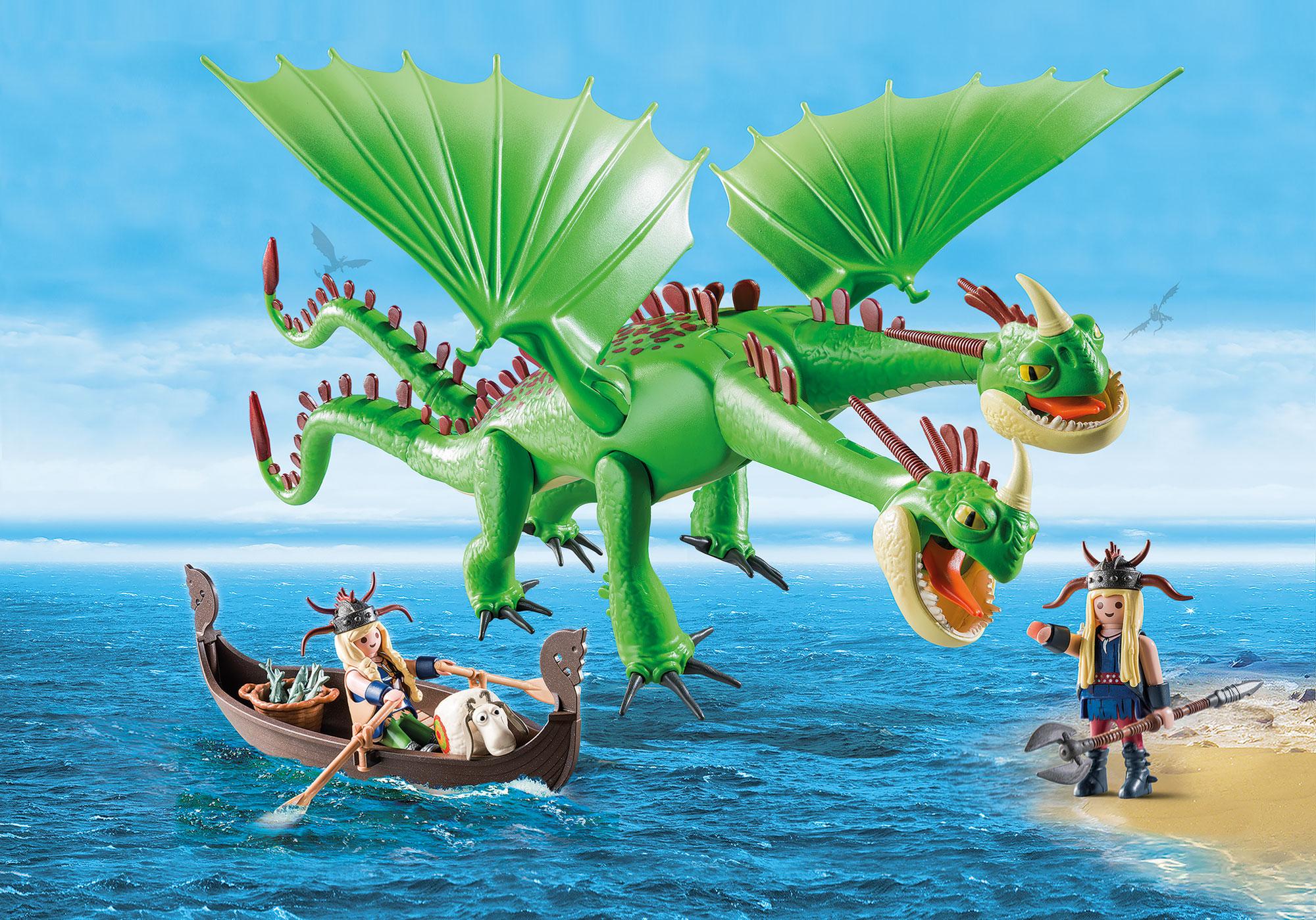 dragon dos cabezas playmobil