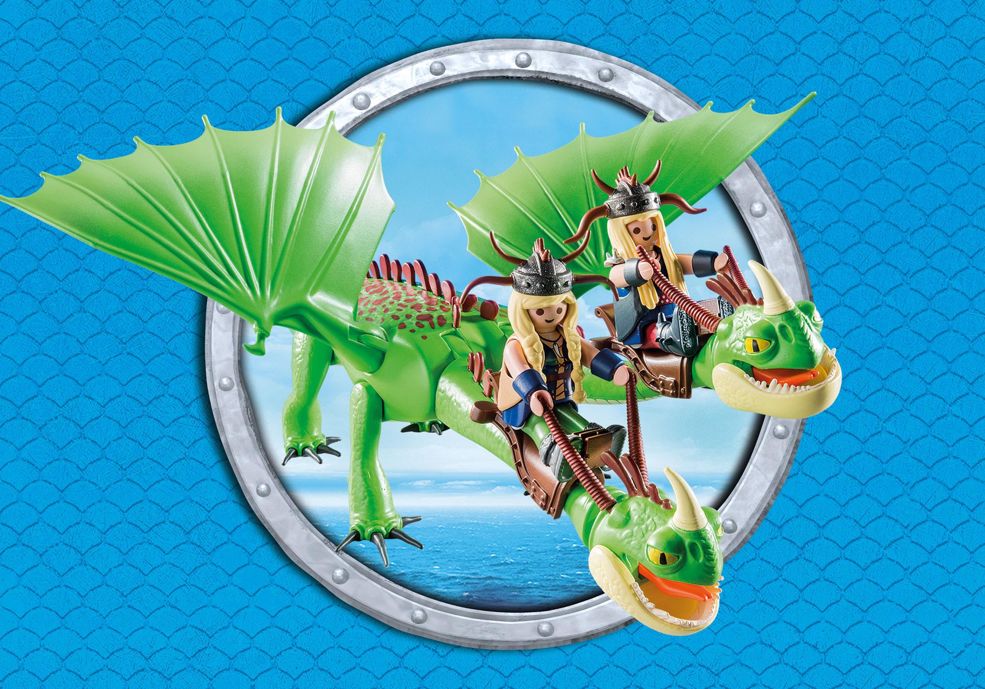dragon dos cabezas playmobil
