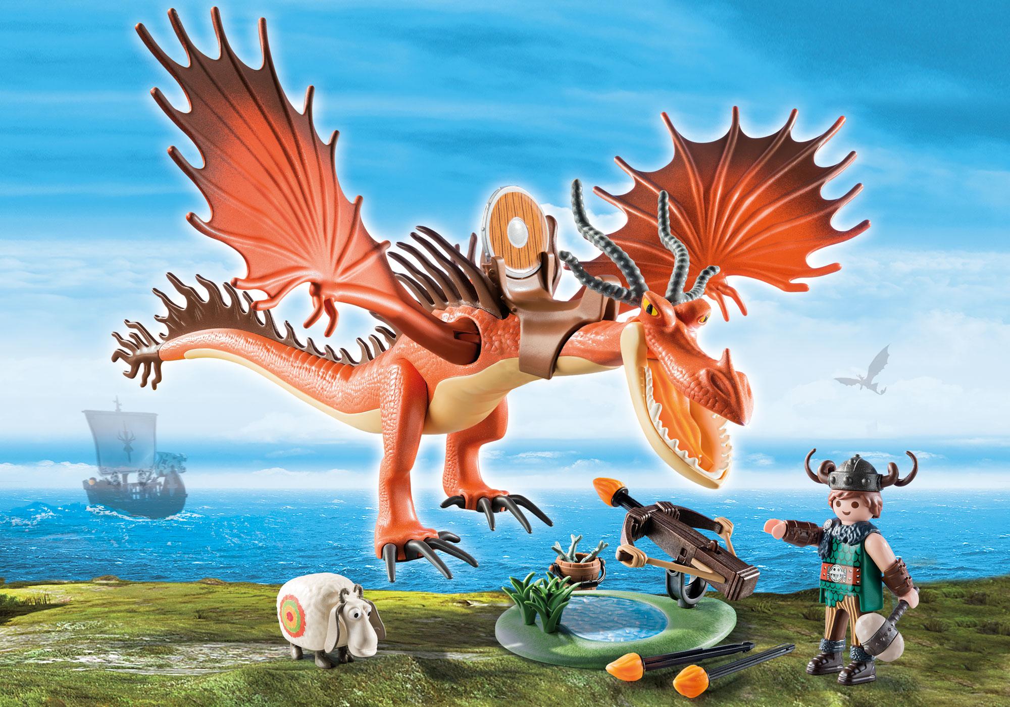 playmobil dragon par dela les rives