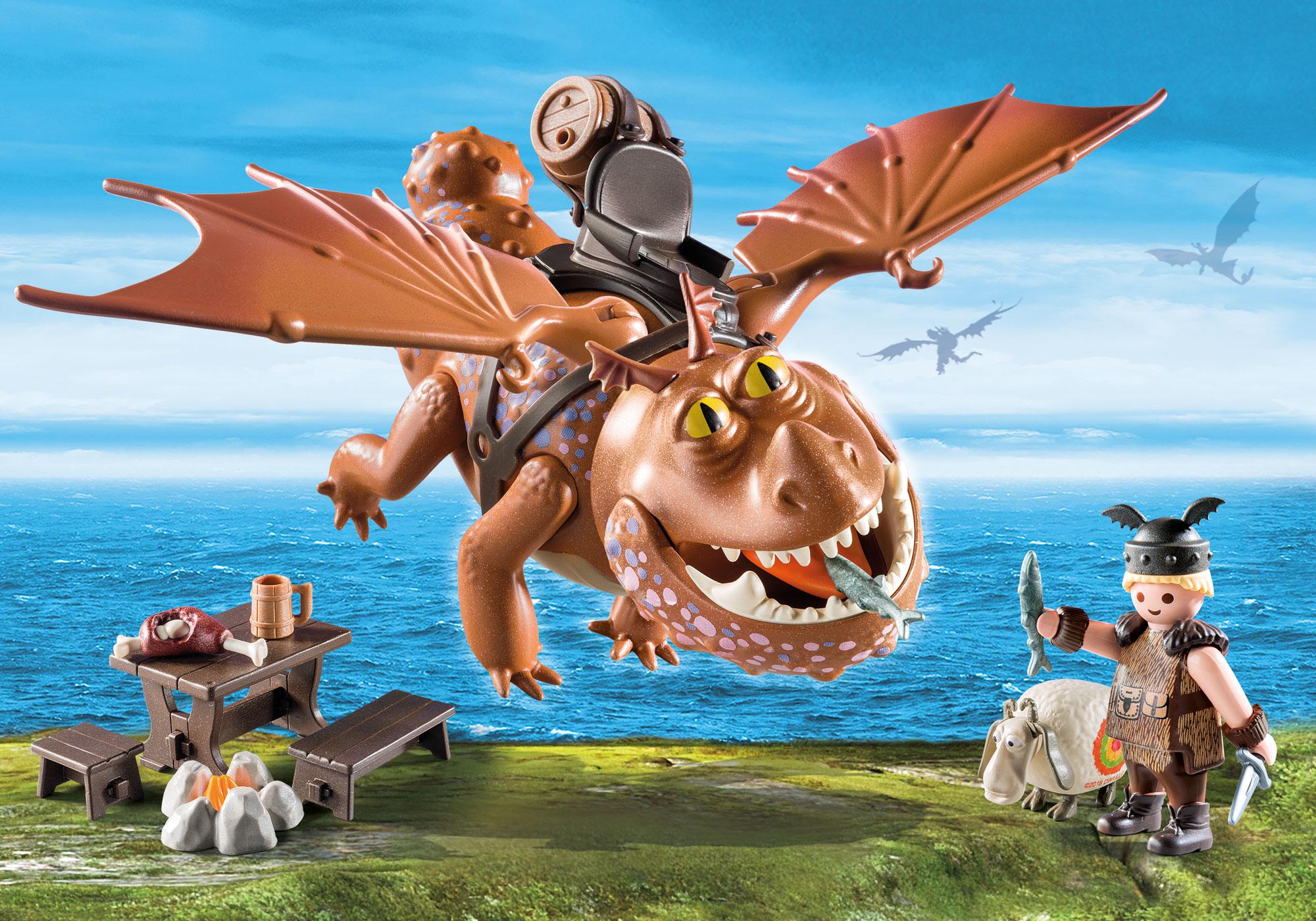 playmobil dragon par dela les rives