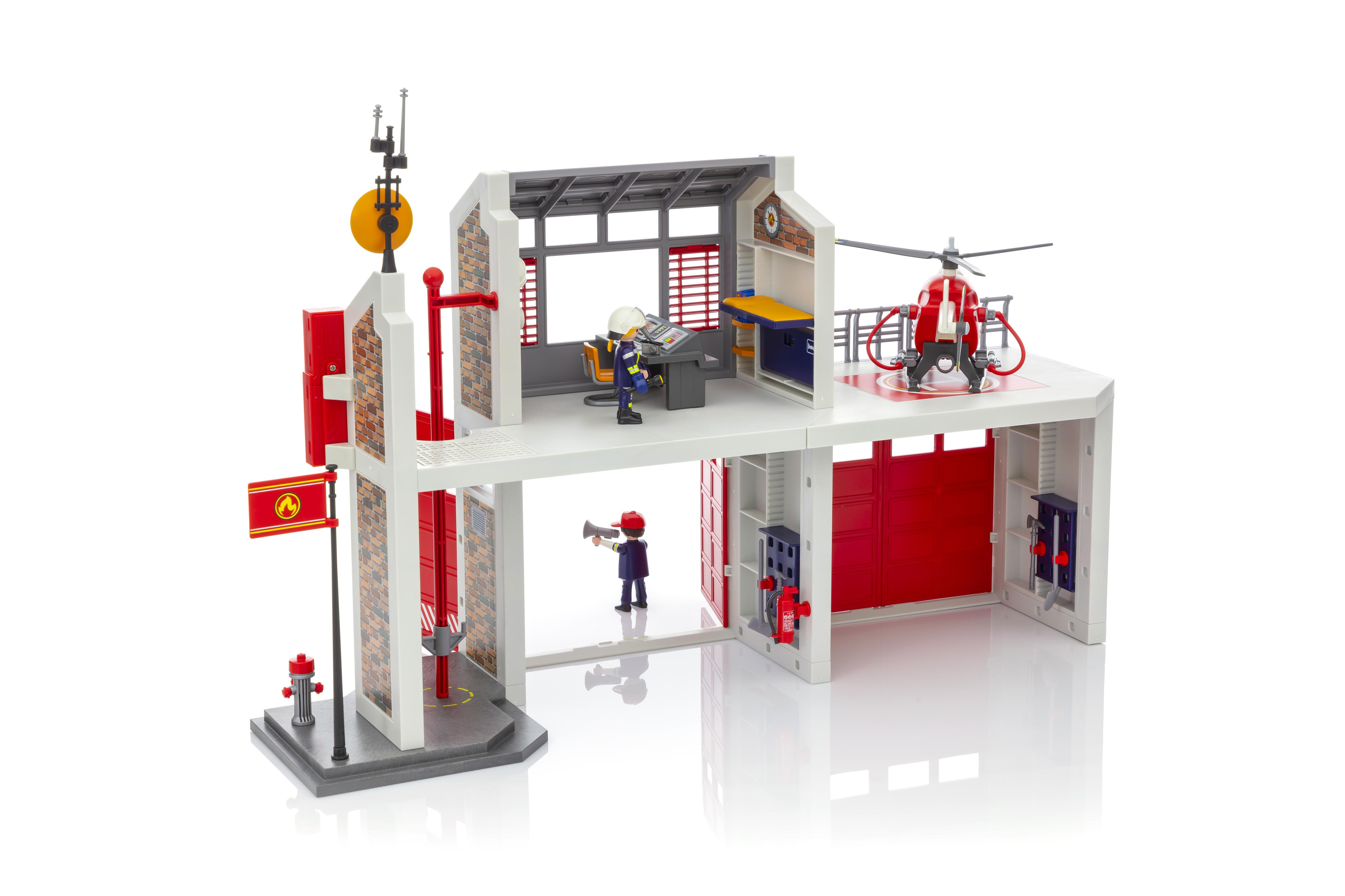 playmobil fire station 9052