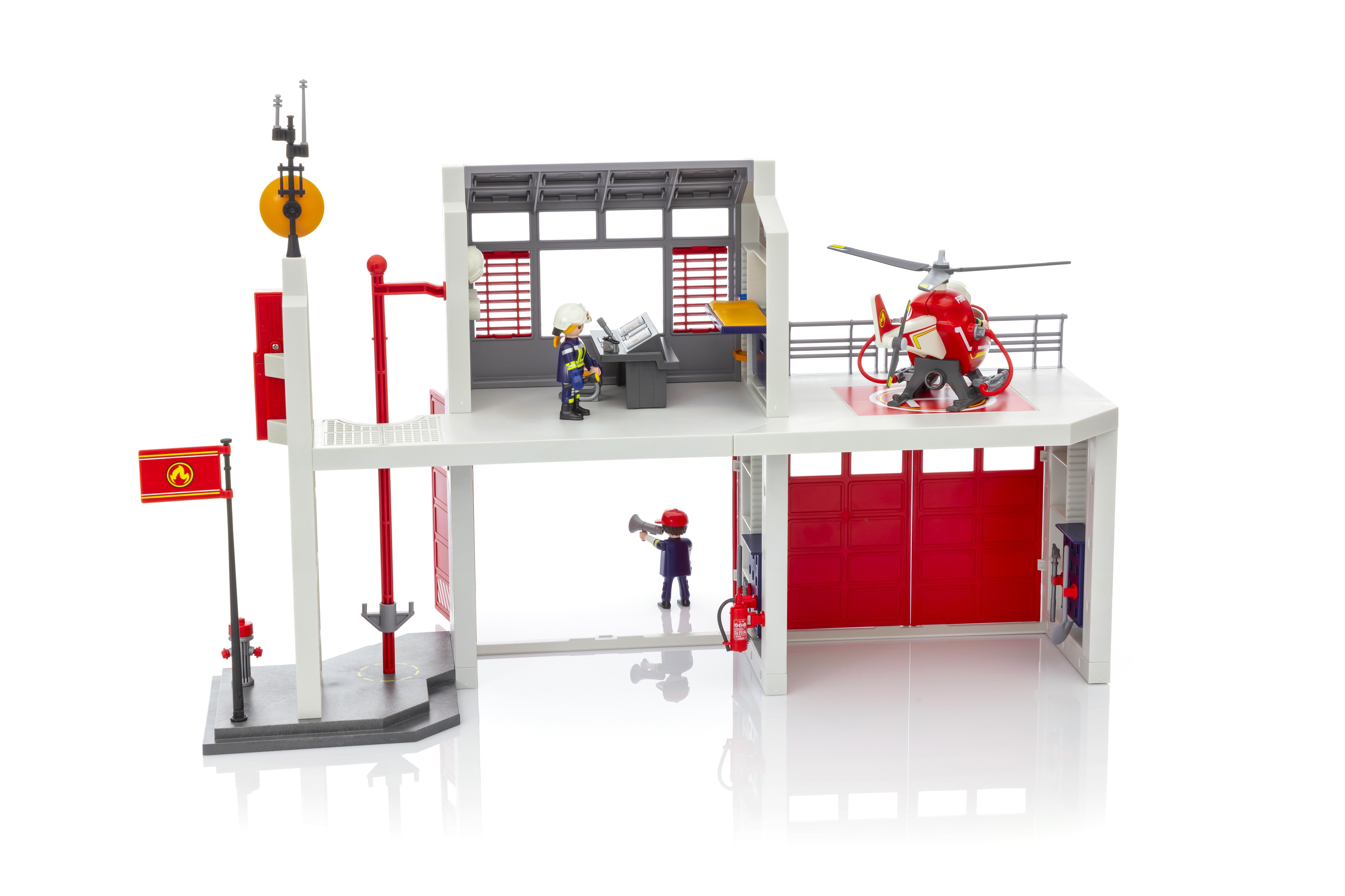 Grote brandweerkazerne met helicopter 9462 PLAYMOBIL®