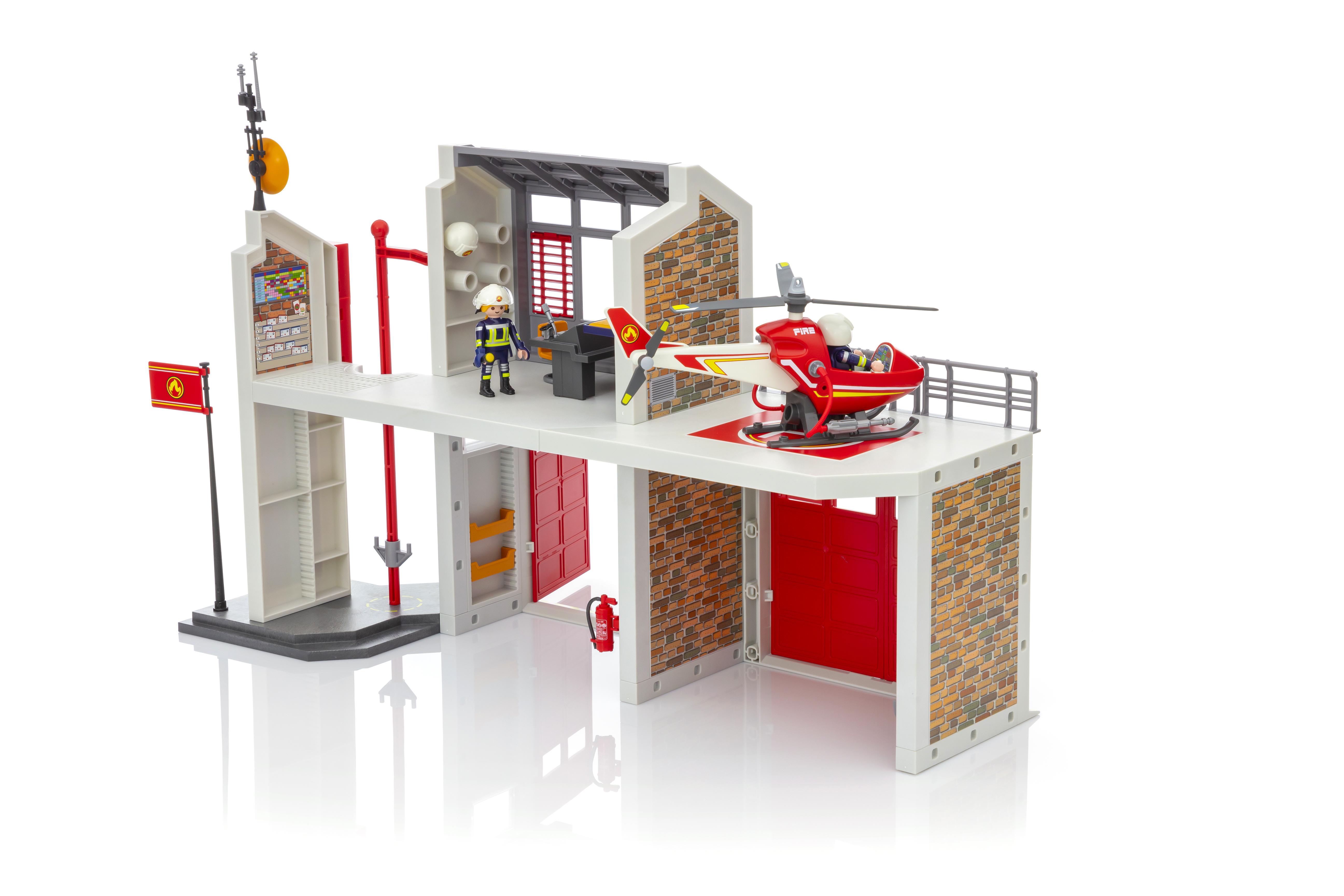 caserne pompier playmobil 9462