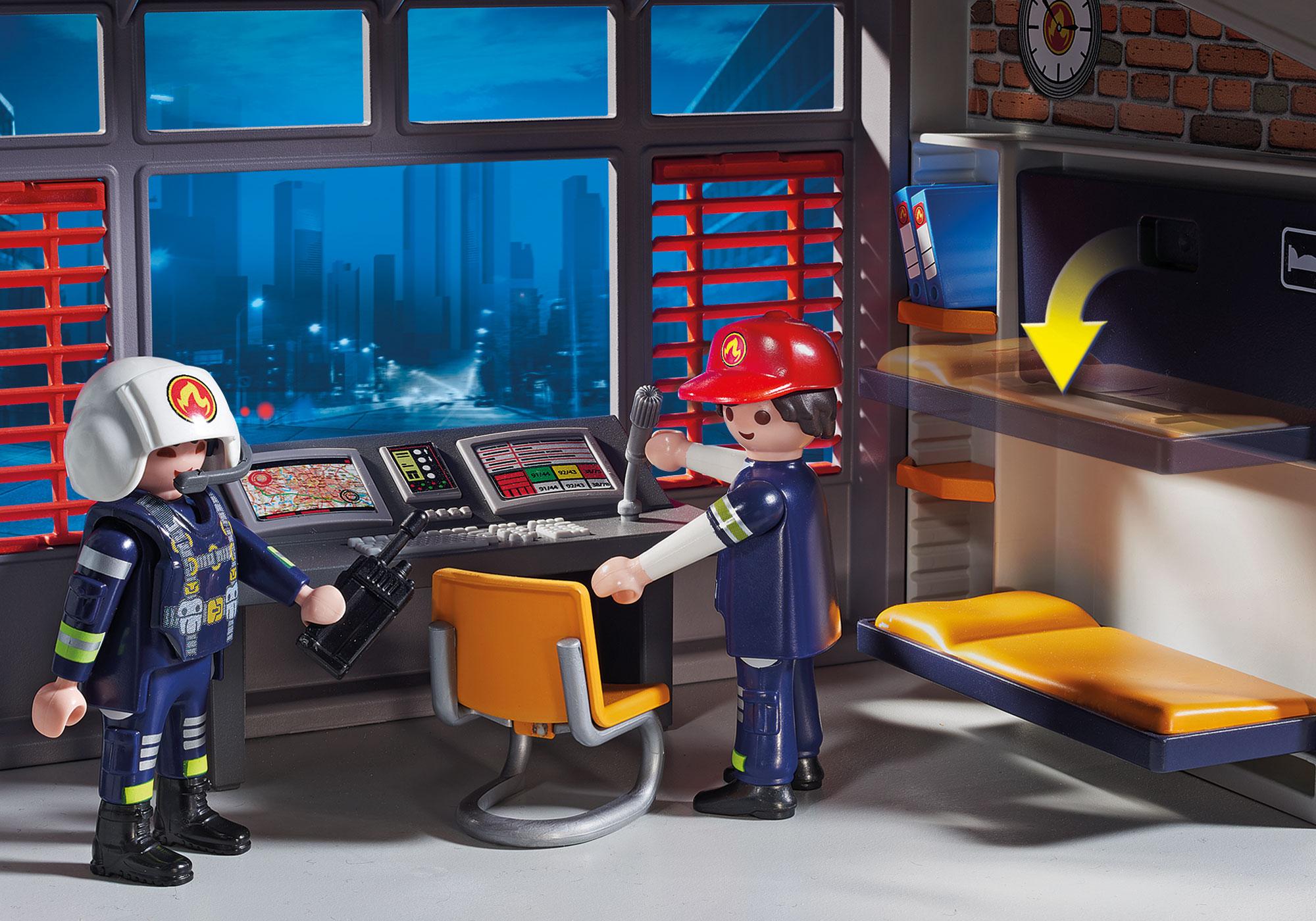 playmobil city fire station