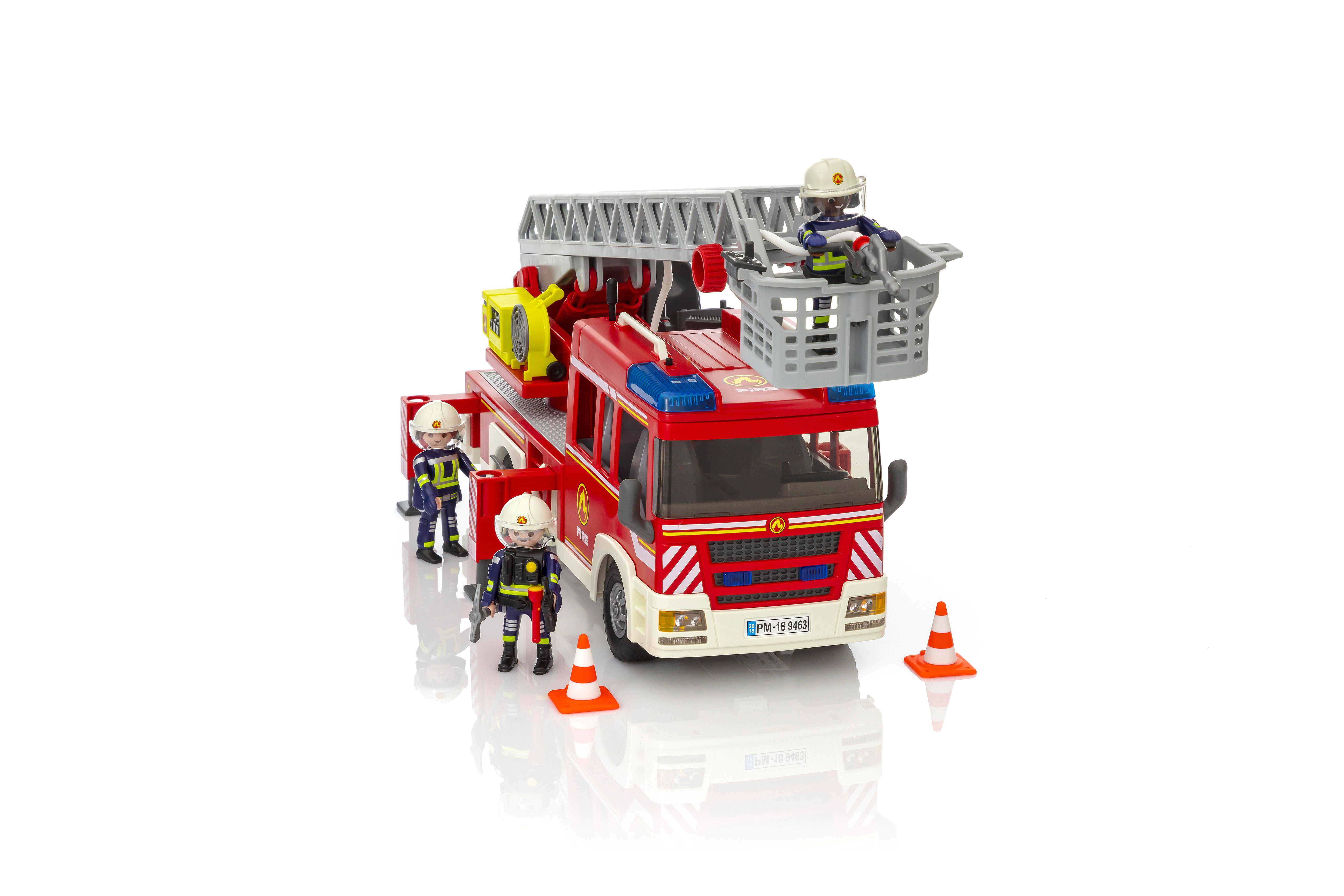 Playmobil - Pompier/électrogène/remorque