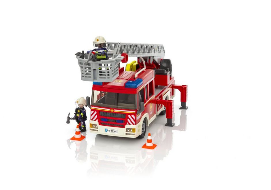 Playmobil City Action 9463-juguete-bomberos-jefe del vehículo auto de bomberos 