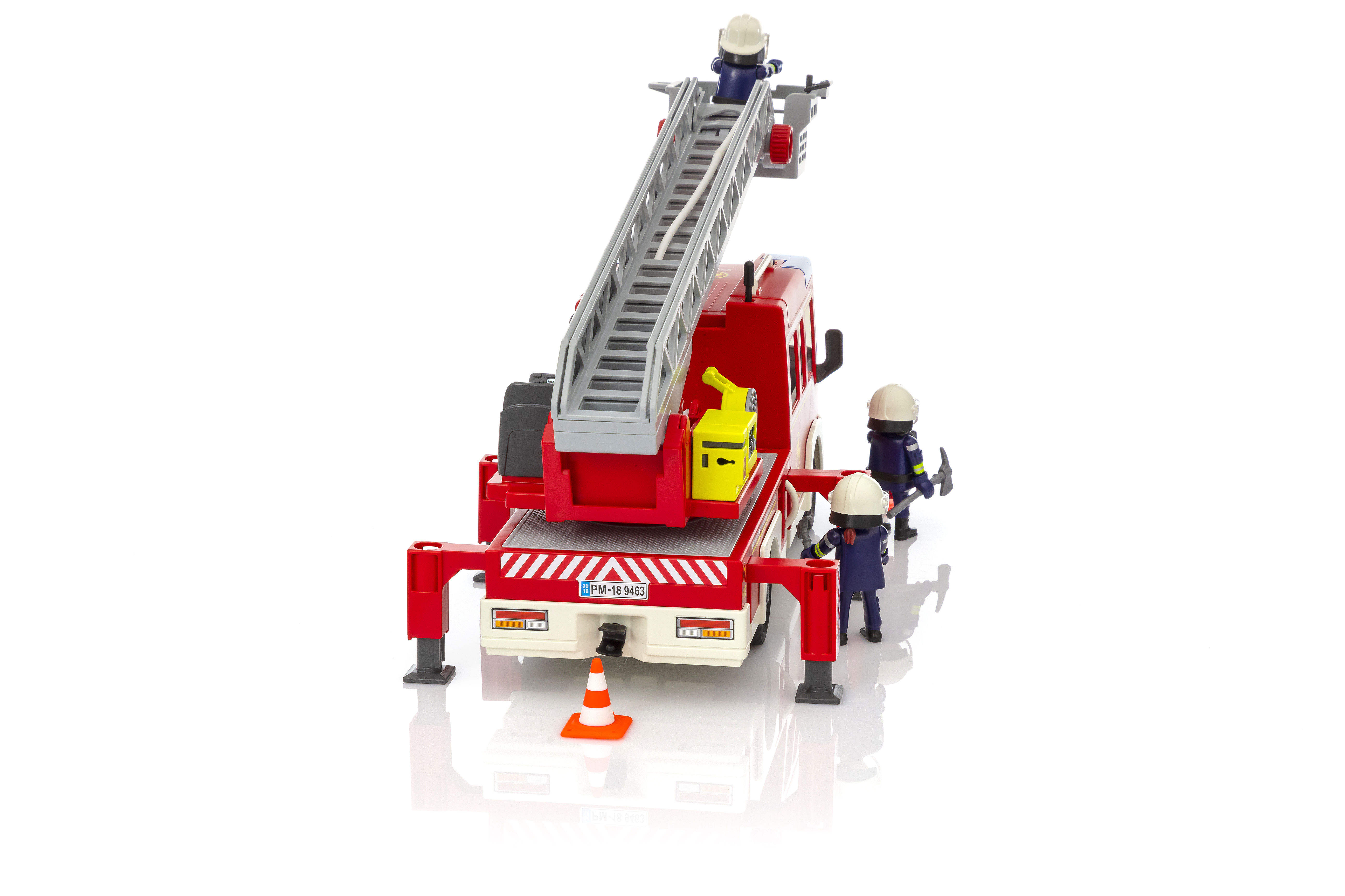 9463 - Camion pompiers échelle pivotante Playmobil City Action