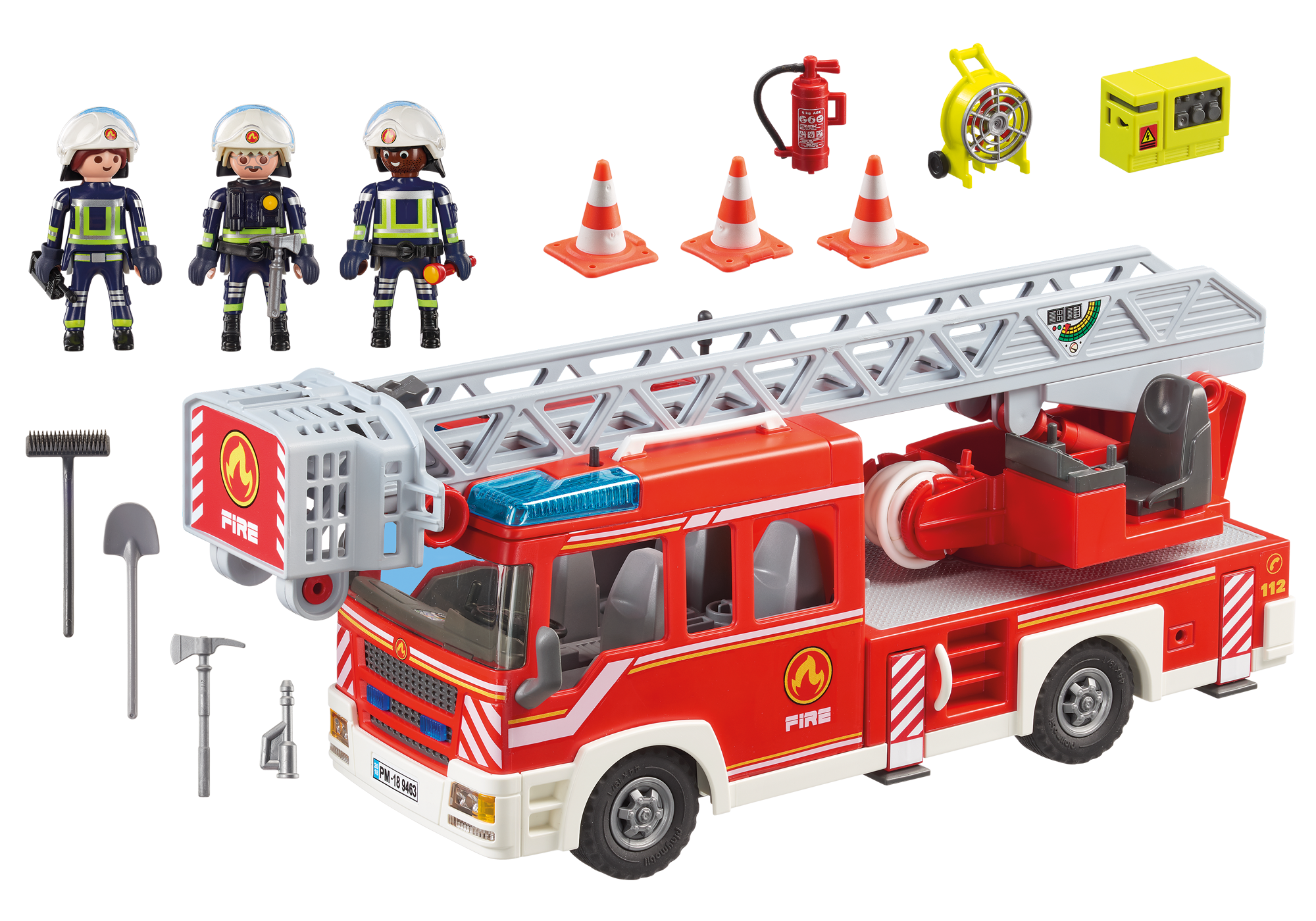 camion de pompier playmobil