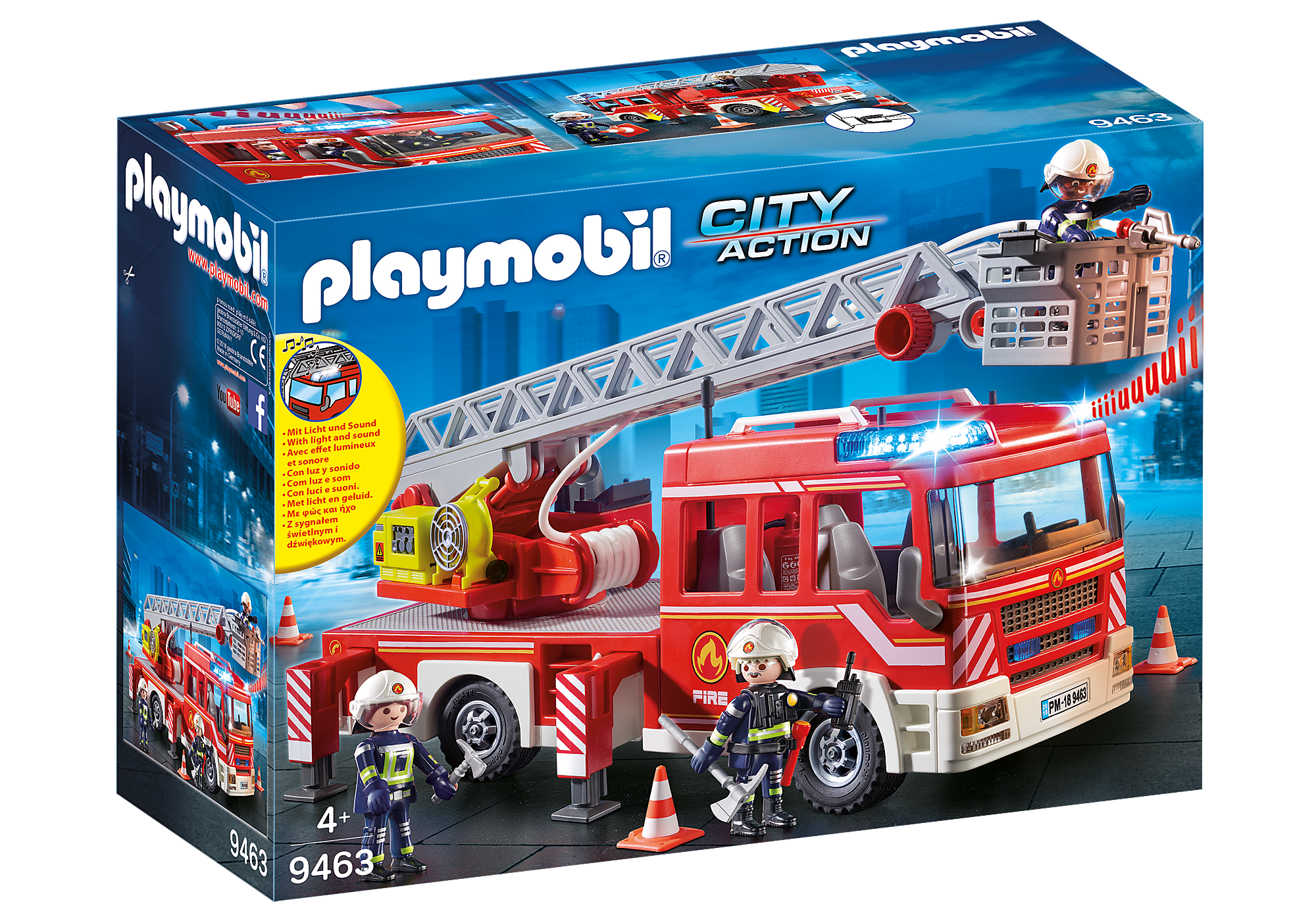playmobil S19 pompier black