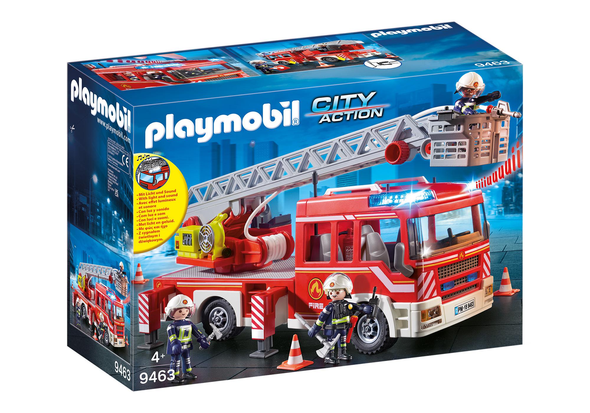 playmobil 5362 city action ladder unit with lights and sound