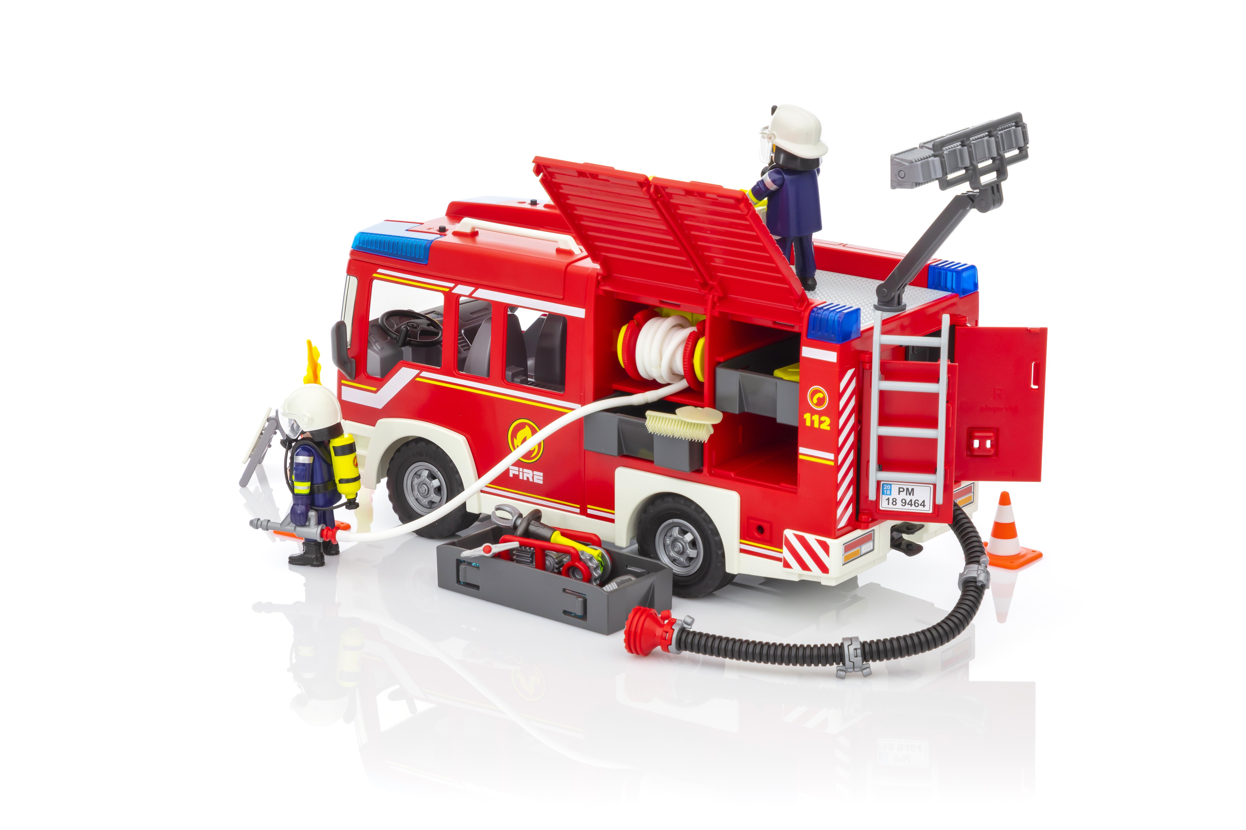 playmobil city fire engine