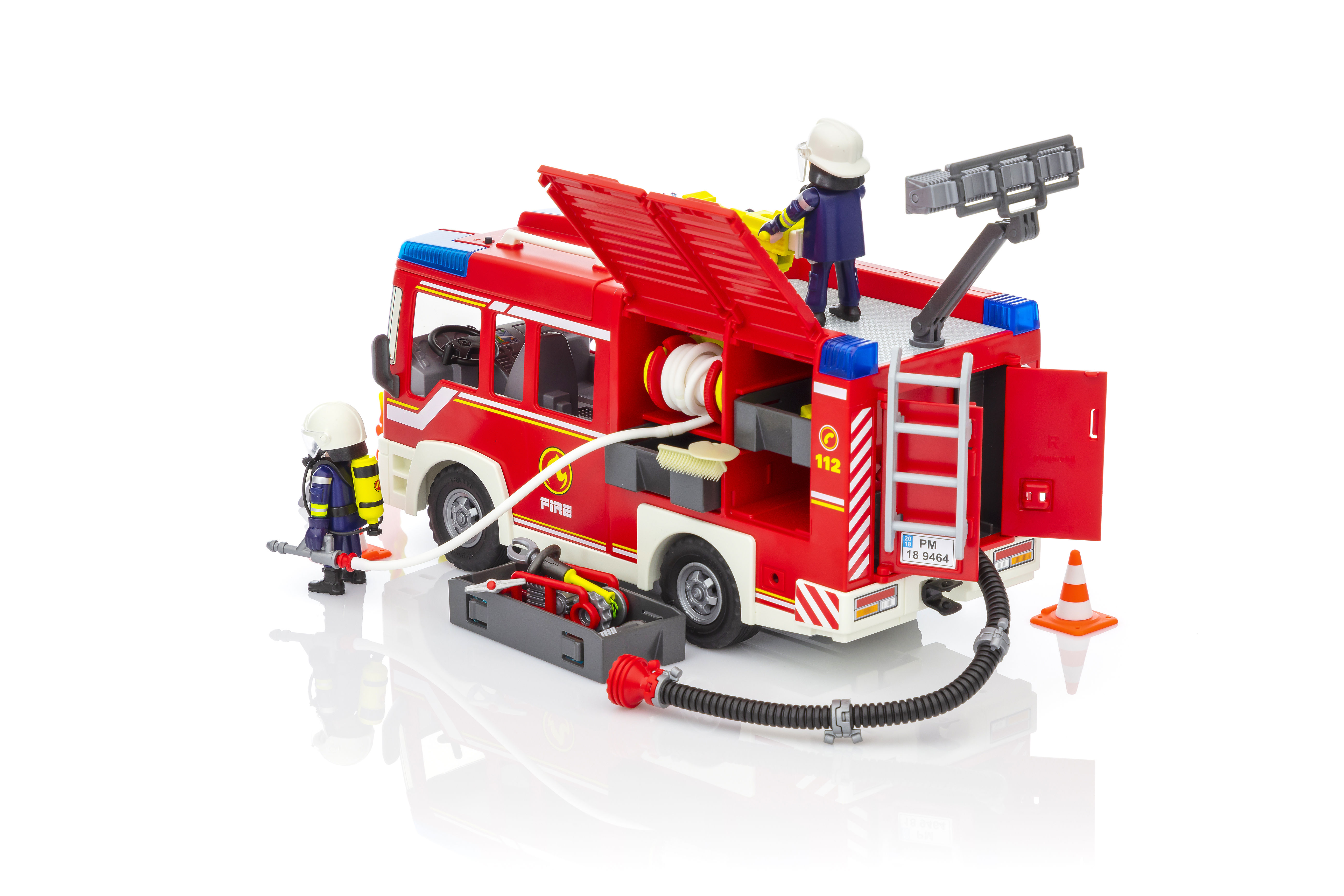 Playmobil - 9464 - Les pompiers - Fourgon d'intervention des pompiers