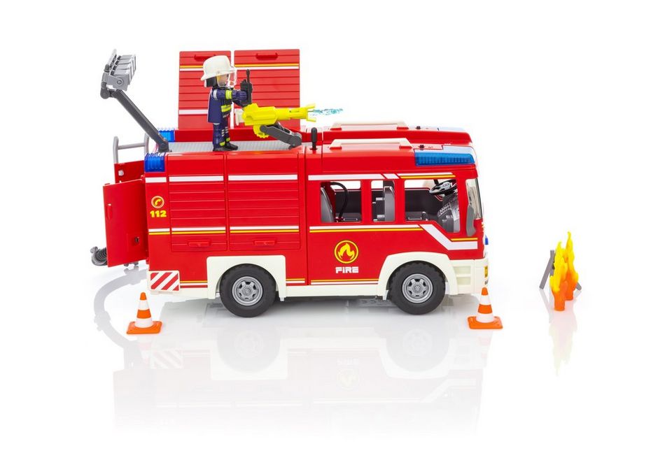 Playmobil City Action 9464 bomberos-rüstfahrzeug con luz Sound nuevo & OVP 