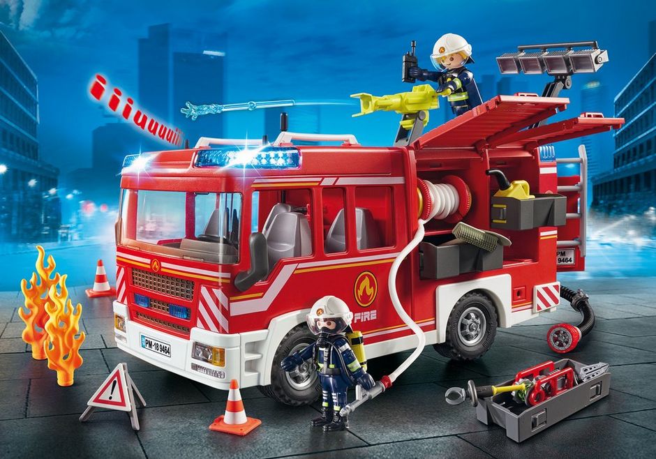 PLAYMOBIL® City Action 9464 Feuerwehr-Rüstfahrzeug mit Licht und Sound NEU OVP 