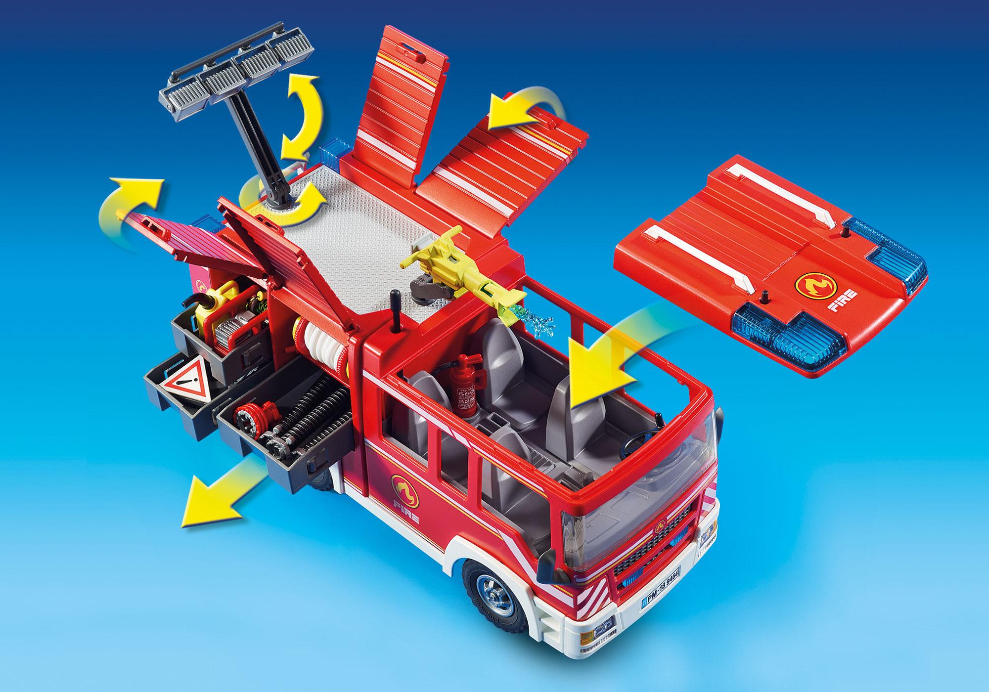 playmobil fire rescue station