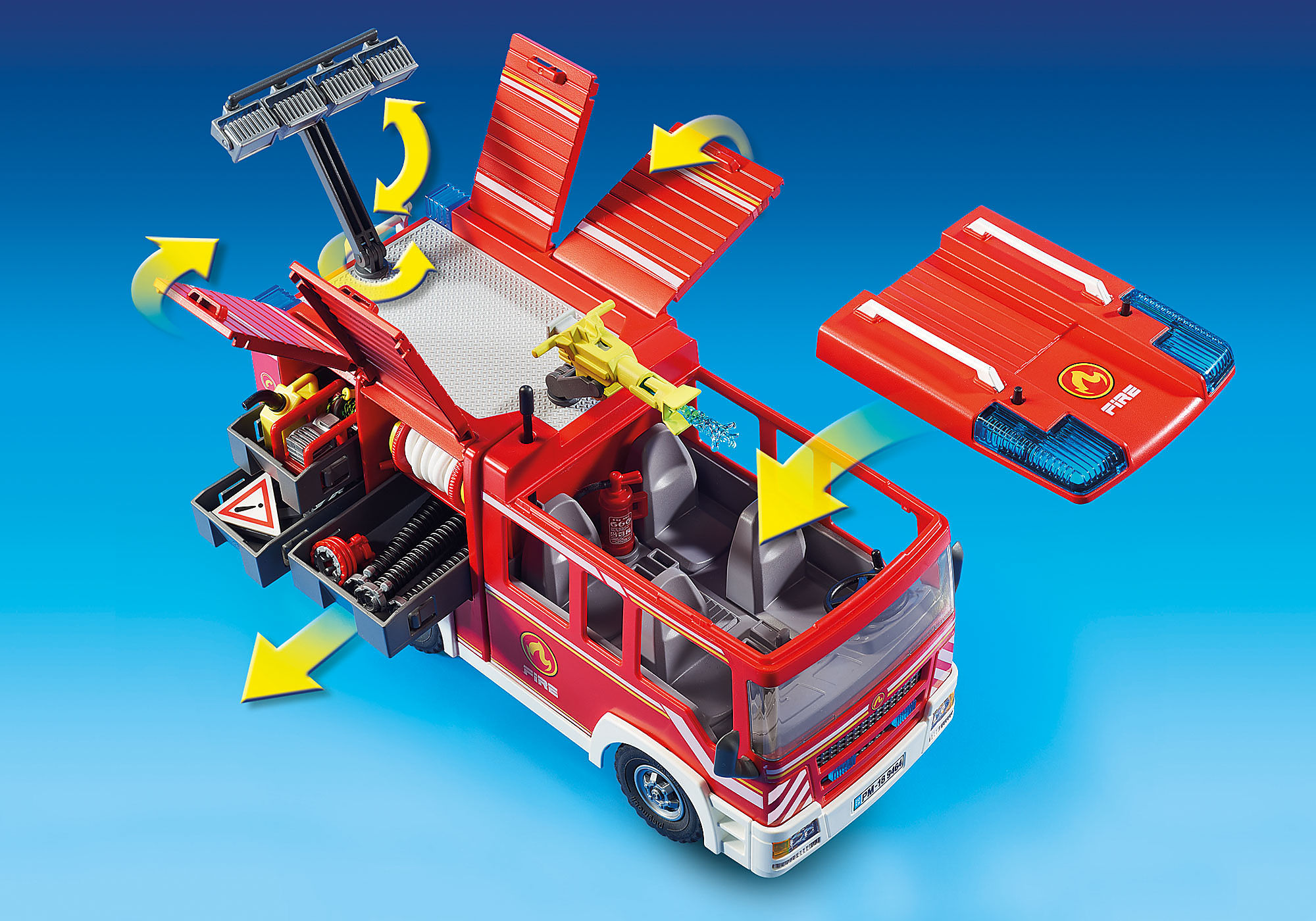 Fourgon d'intervention des pompiers - 9464
