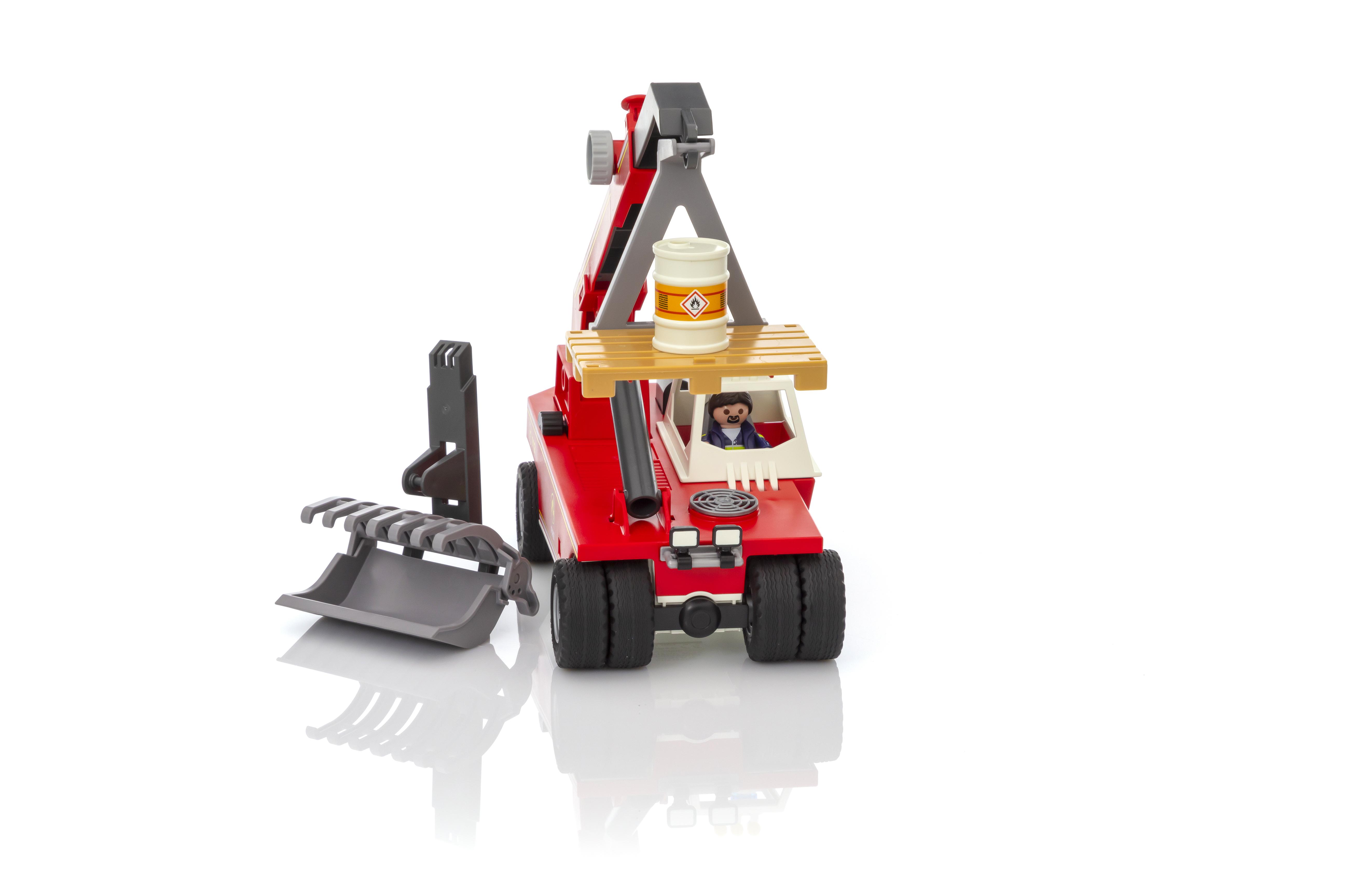 playmobil fire crane