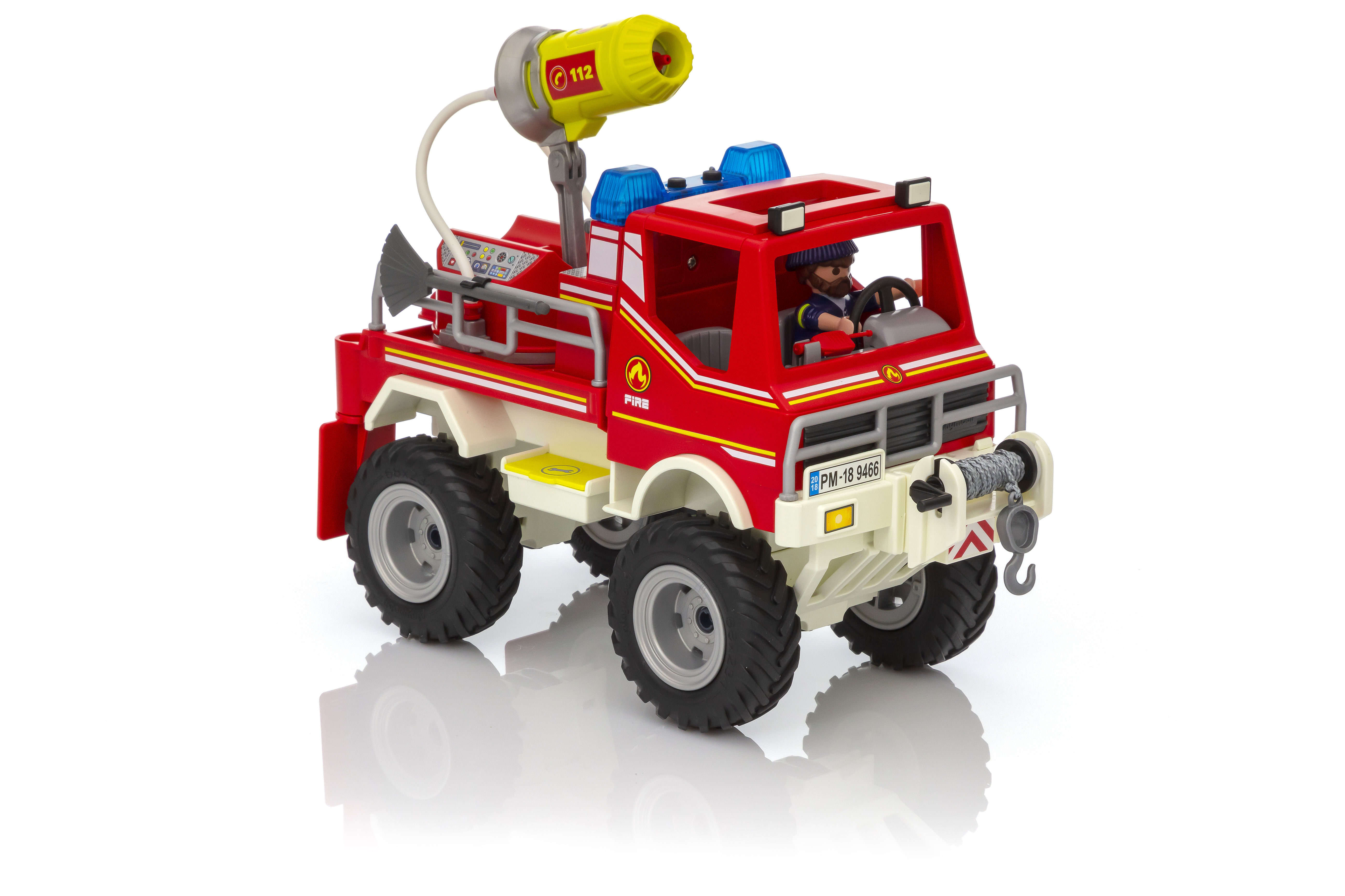 Playmobil City Action 4X4 de pompier avec lance-eau 9466