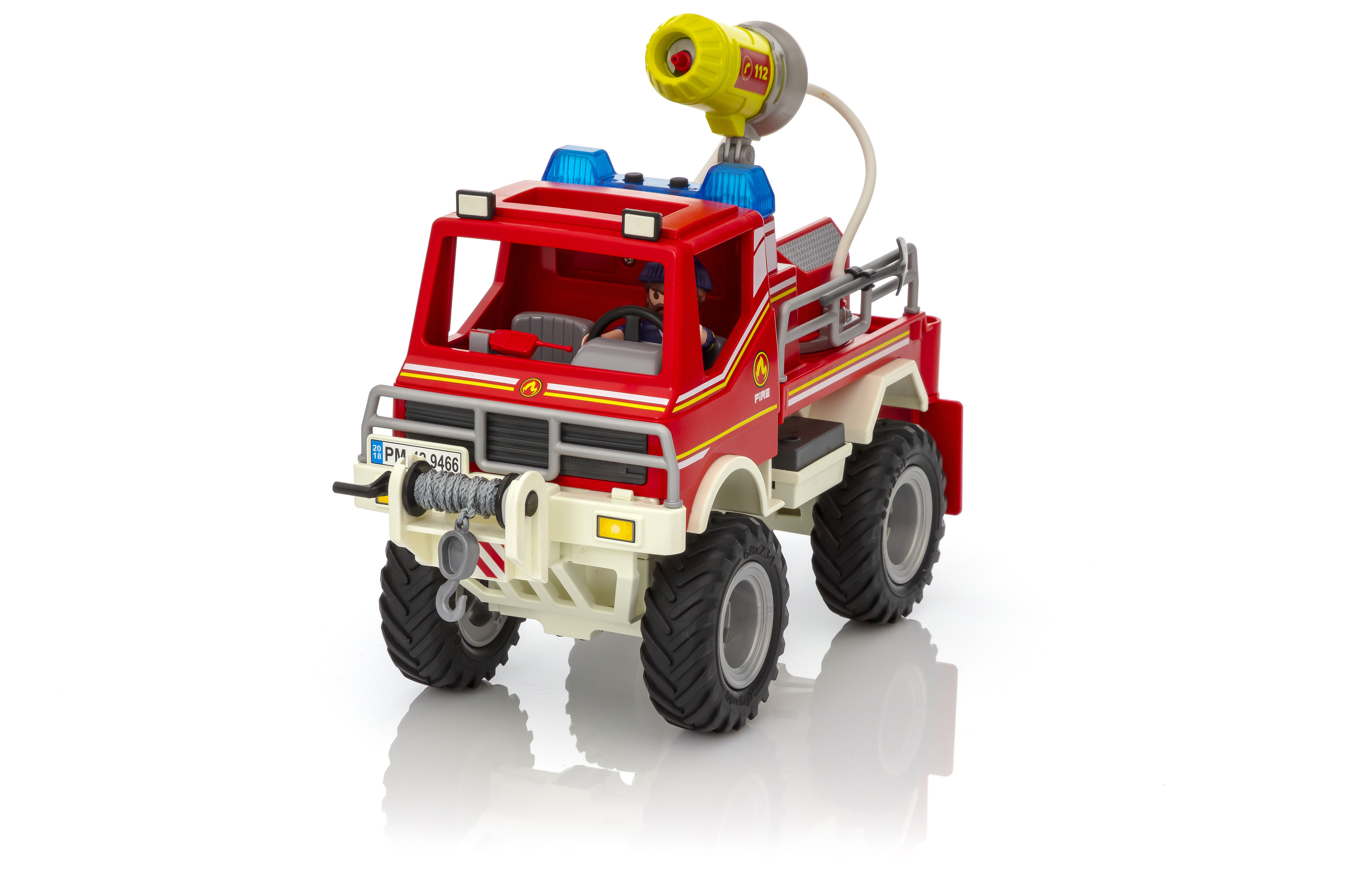 4x4 de pompier avec lance-eau Playmobil City Action 9466 - La Grande Récré
