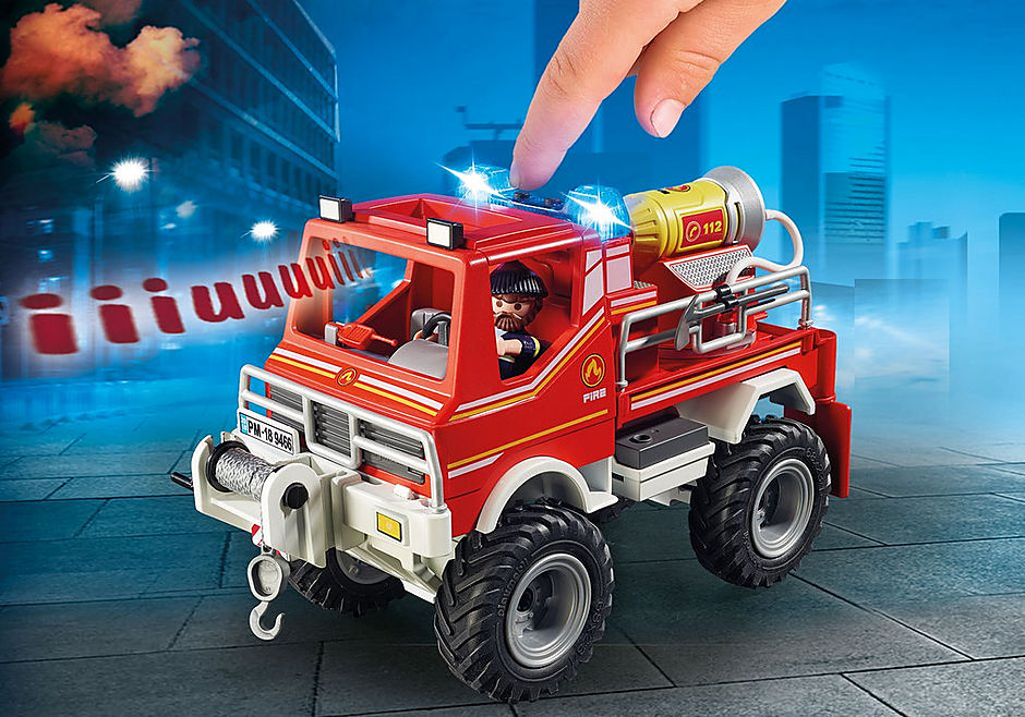 9466 4x4 de pompier avec lance-eau  detail image 6