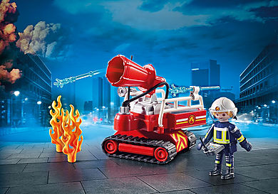 9467 Pompier avec robot d'intervention 