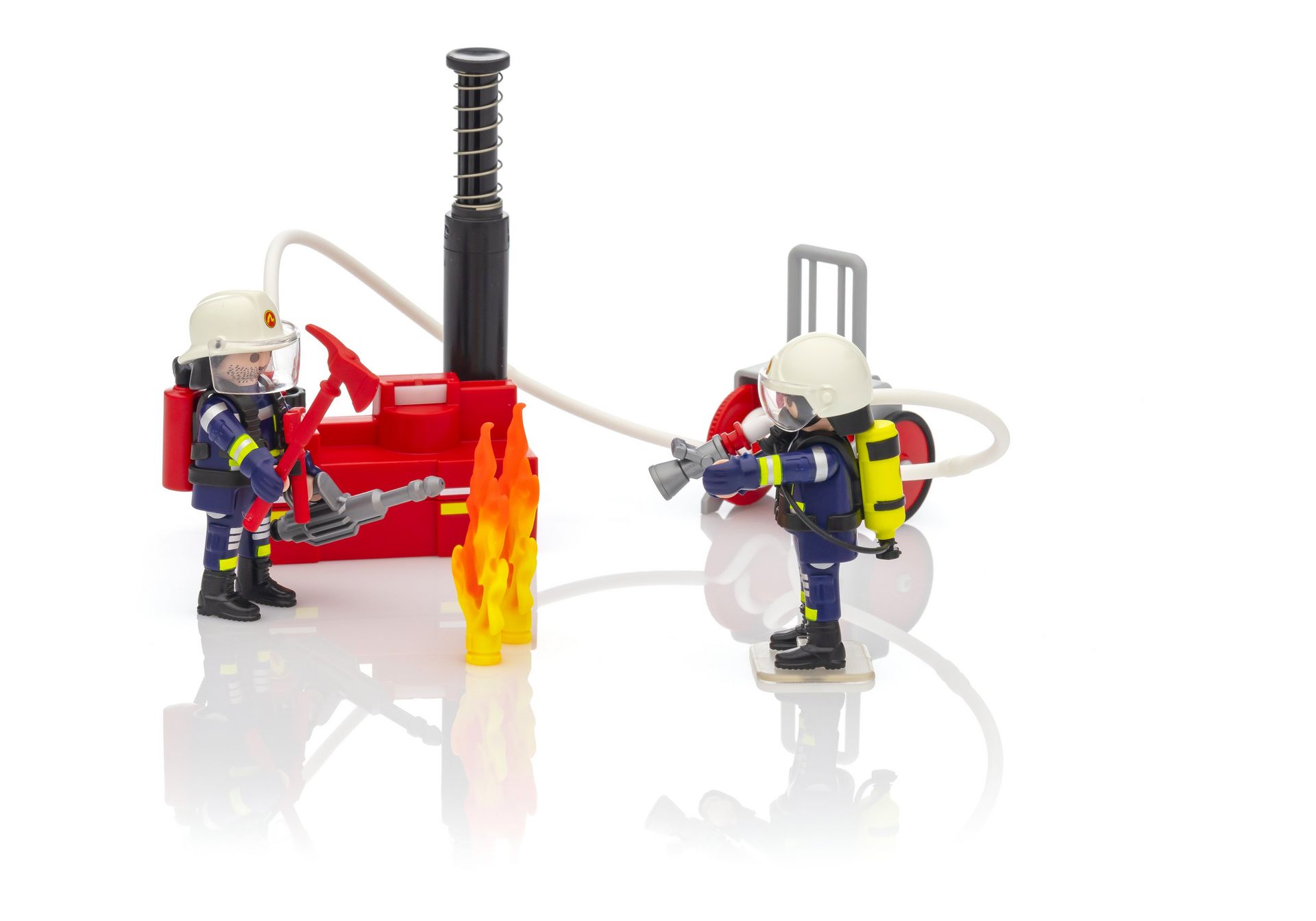 Firefighter with Pump and Accessories Details about   New Playmobil Add-on 6288 