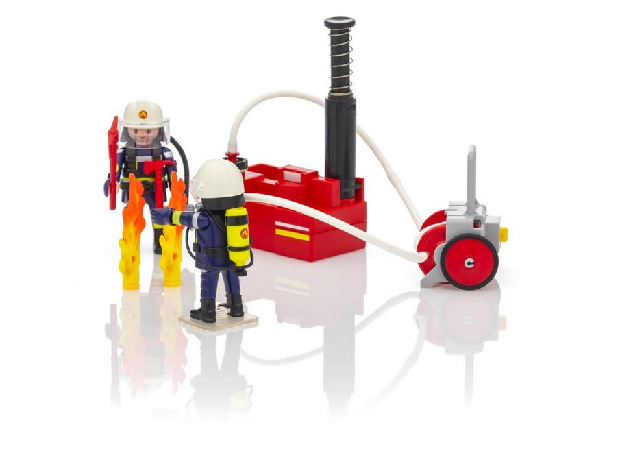 PLAYMOBIL Firefighters With Water Pump Pm9468 for sale online 