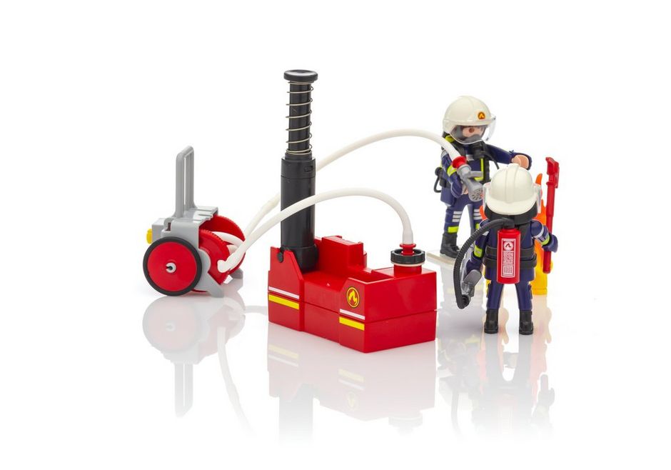 Firefighters with Water Pump Playmobil 9468 NEW!! 